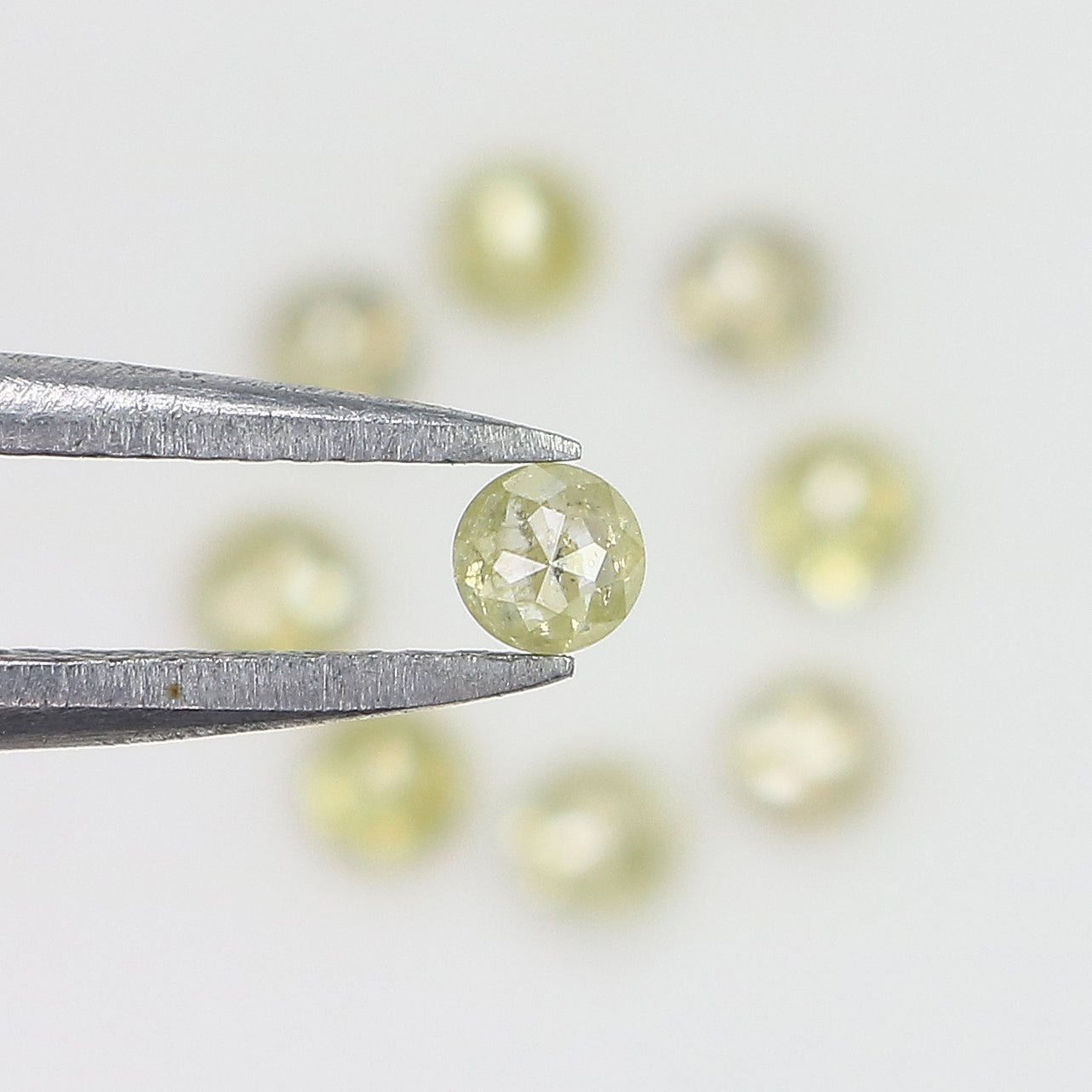 1.00 CT Natural Loose Round Diamond Yellow Color Diamond Natural Loose Diamond 2.70 MM Round Rose Cut Diamond Round Shape Diamond LQ9393