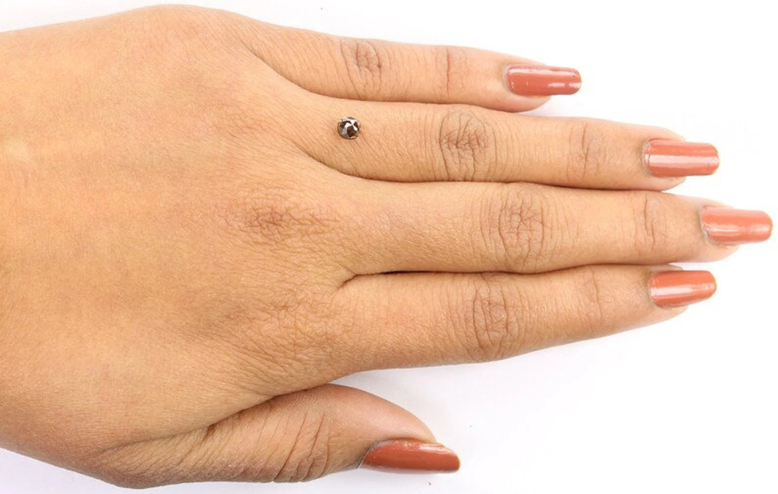 0.47 CT Natural Loose Cushion Shape Diamond Brown Color Cushion Cut Diamond 4.05 MM Natural Loose Diamond Cushion Rose Cut Diamond NQ1648