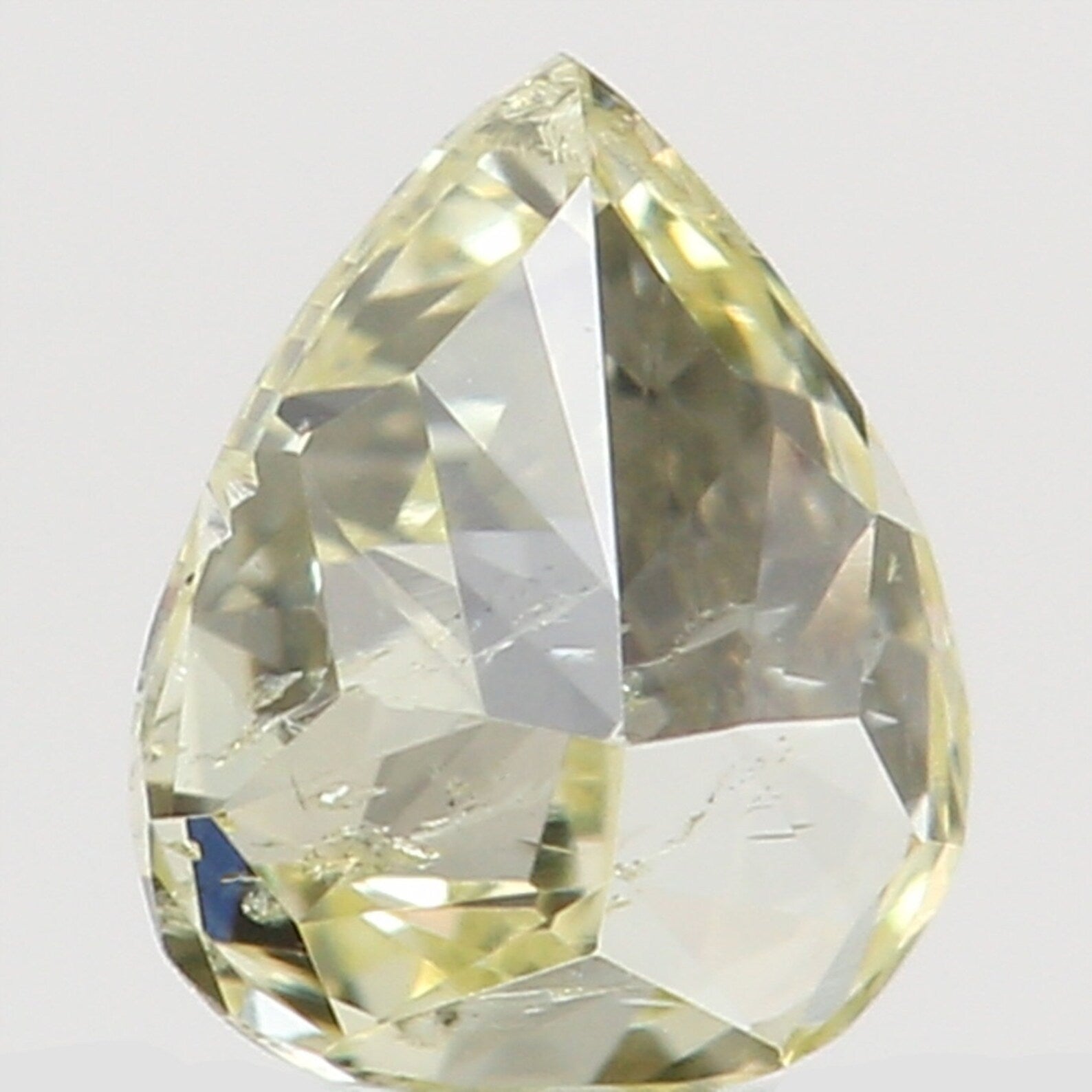 0.14 Ct Natural Loose Pear Shape Diamond Yellow Color Pear Cut Diamond 3.70 MM Natural Loose Diamond Pear Brilliant Cut Diamond N8097