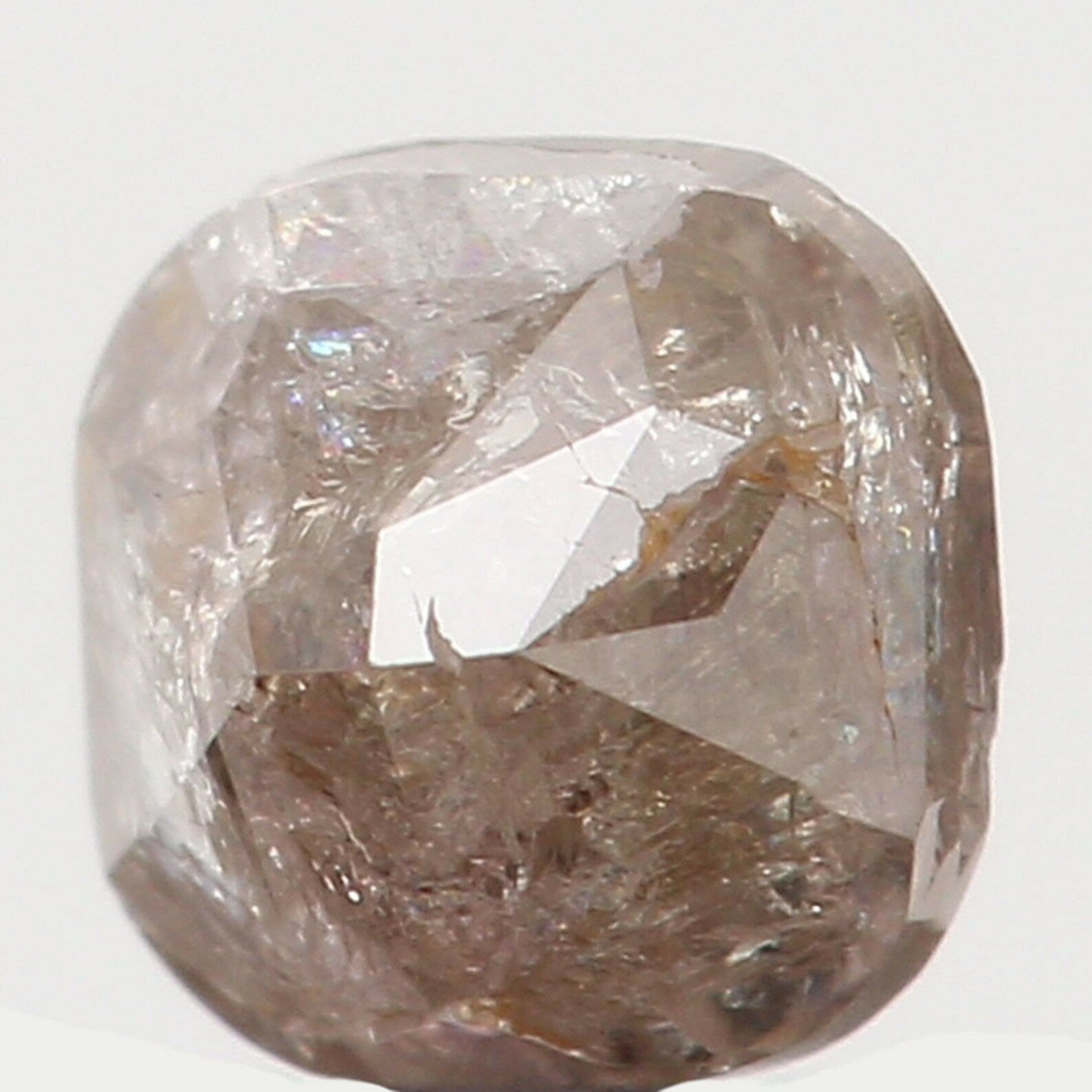 0.29 CT Natural Loose Cushion Shape Diamond Fancy White Grey Color Cushion Diamond 3.40 MM Natural Loose Cushion Brilliant Cut Diamond N7250