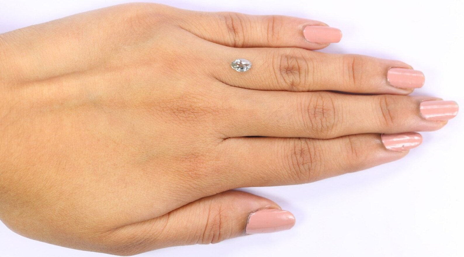 0.60 CT Natural Loose Marquise Diamond Salt And Pepper Diamond 7.15 MM Natural Loose Grey Color Diamond Marquise Rose Cut Diamond NQ172