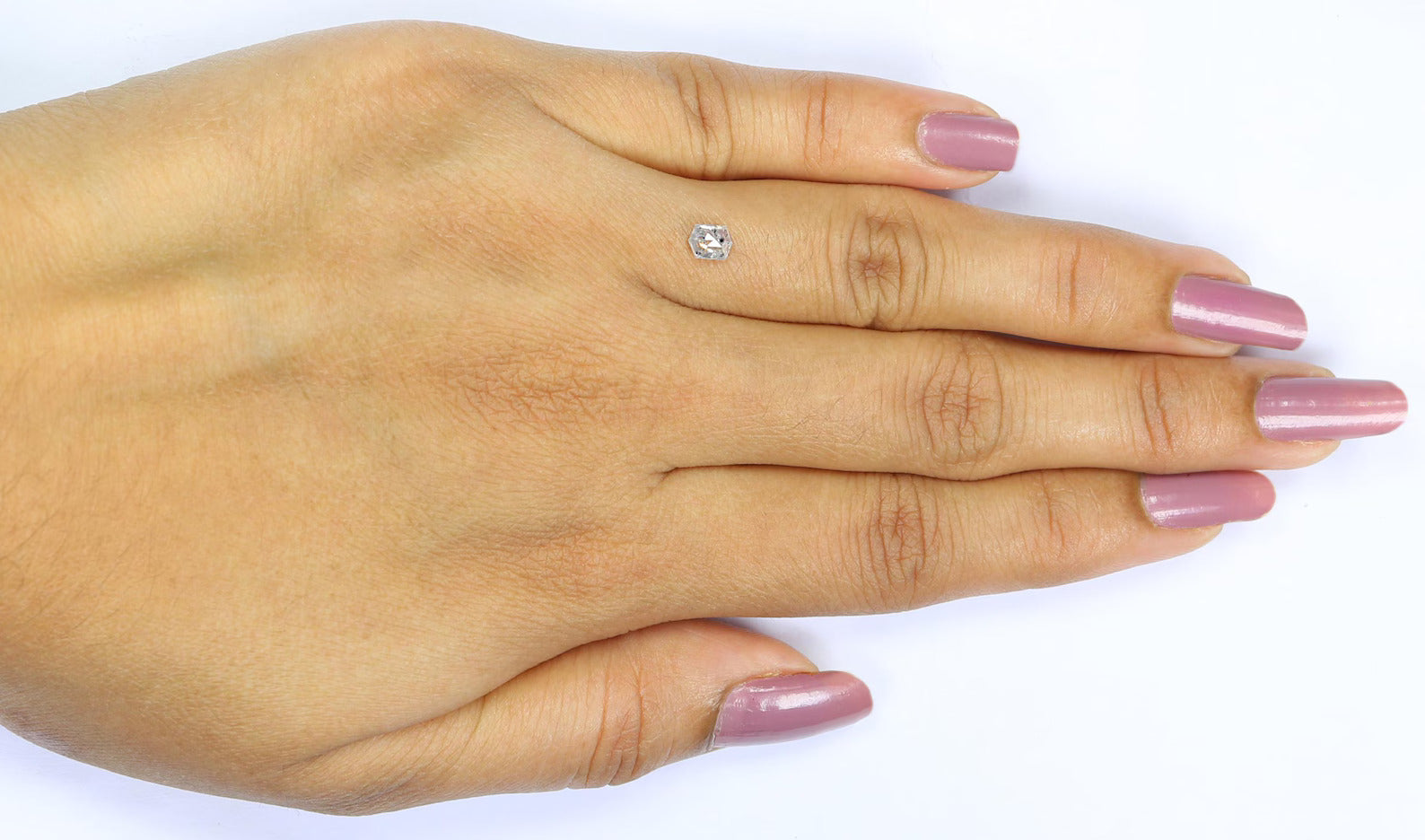 0.34 Ct Natural Loose Hexagon Shape Diamond Grey Color Hexagon Cut Diamond 4.70 MM Natural Loose Grey Color Hexagon Rose Cut Diamond NQ2155