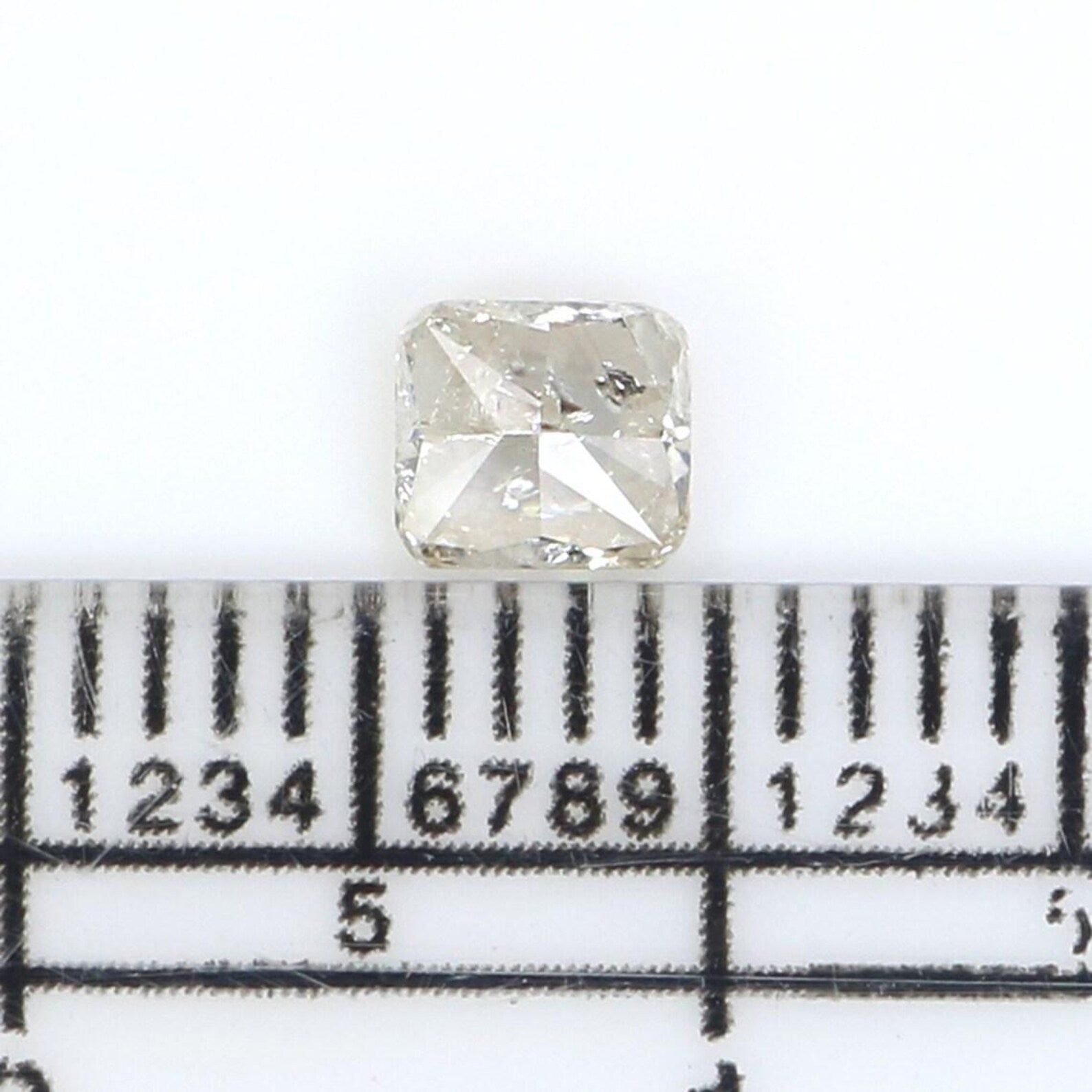 0.34 CT Natural Loose Cushion Shape Diamond White - I Color Cushion Diamond 4.25 MM Natural White Color Cushion Brilliant Cut Diamond NQ7470