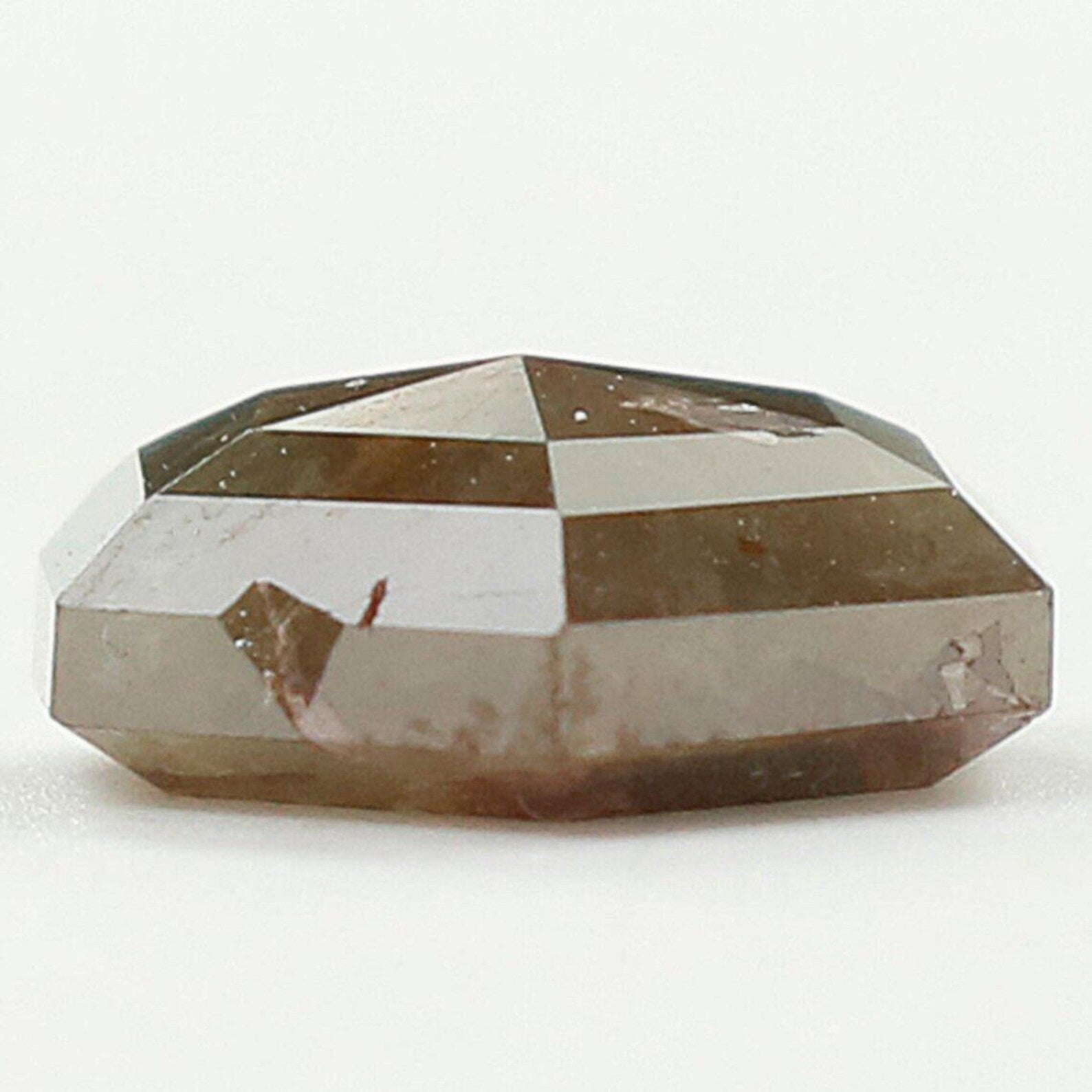 1.78 Ct Natural Loose Shield Shape Diamond Grey Color Shield Cut Diamond 8.30 MM Natural Loose Brown Color Shield Rose Cut Diamond NQ7788