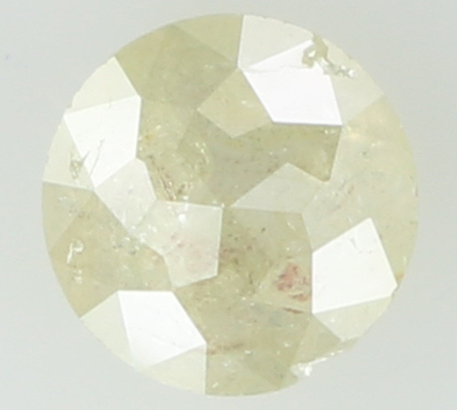 0.52 Ct Natural Loose Diamond Round Rose Cut Grey Color I3 Clarity 4.60 MM N7587