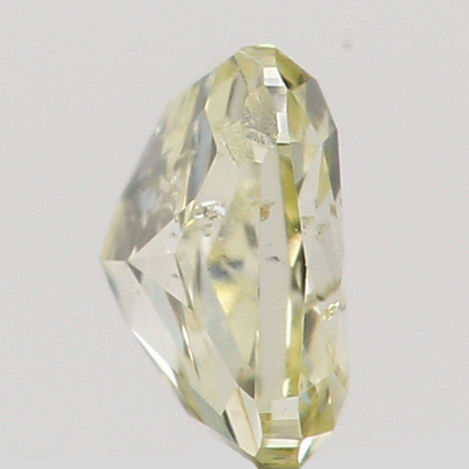 0.12 Ct Natural Loose Diamond Cushion Yellow Color I1 Clarity 3.10 MM N7335