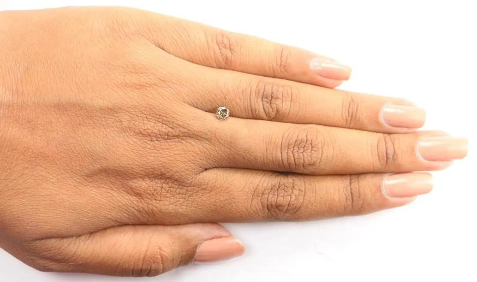 0.33 CT Natural Loose Round Shape Diamond Brown Color Round Cut Diamond 4.25 MM Natural Loose Brown Color Round Brilliant Cut Diamond NQ1217