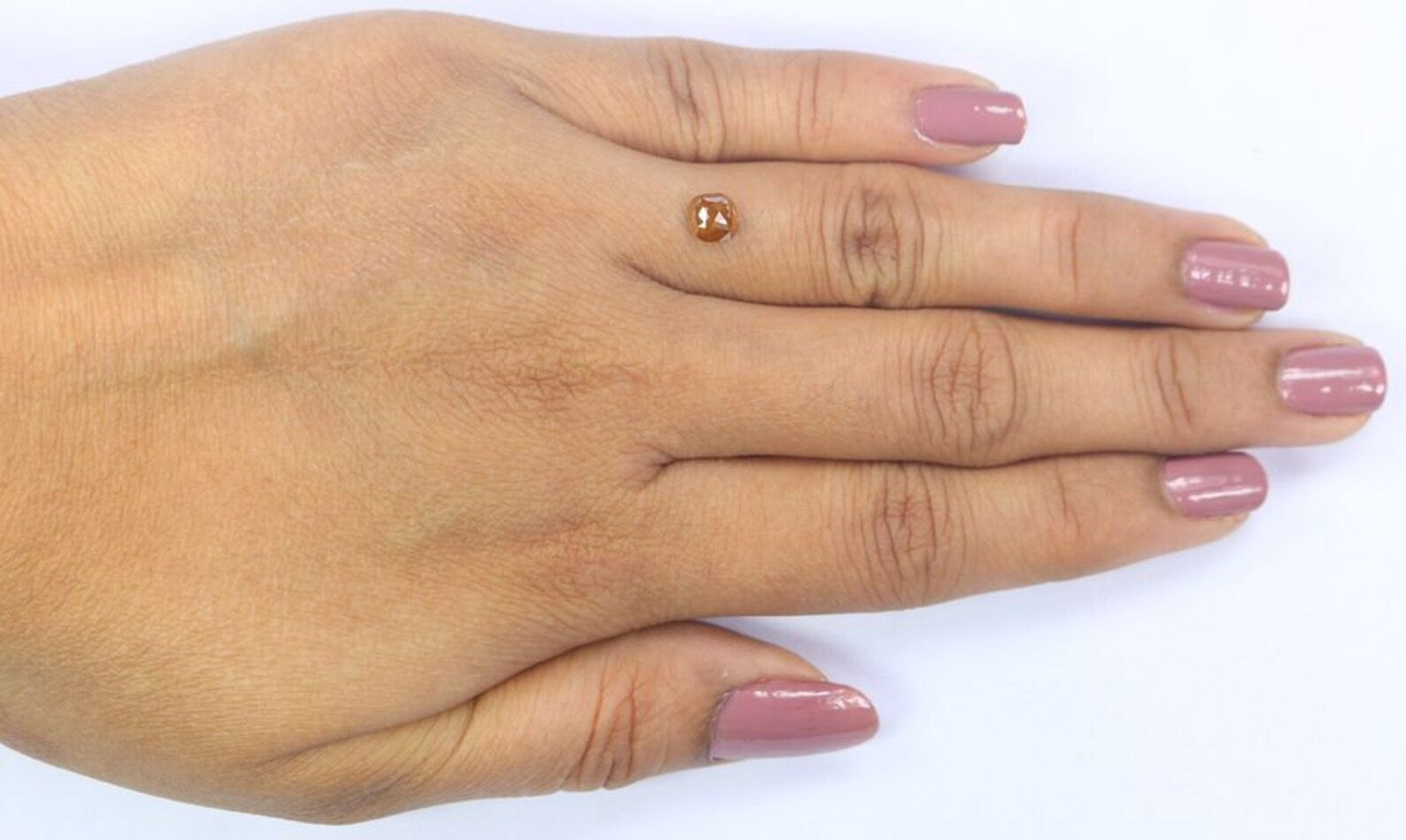 0.65 CT Natural Loose Cushion Shape Diamond Brown Color Cushion Cut Diamond 5.00 MM Natural Loose Diamond Cushion Rose Cut Diamond NQ2215