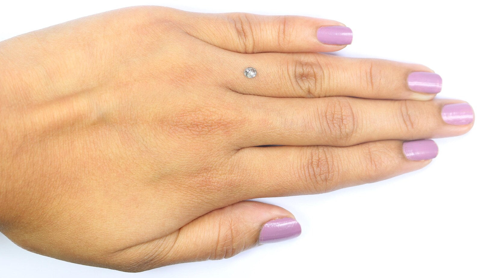 0.24 Ct Natural Loose Oval Shape Diamond Salt And Pepper Oval Cut Diamond 4.00 MM Natural Black Grey Color Oval Rose Cut Diamond NQ9304