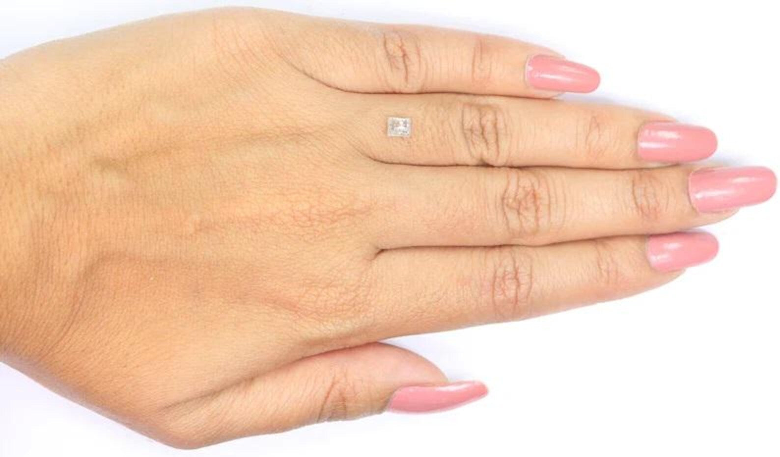 0.37 CT Natural Loose Square Shape Diamond Yellow Color Square Cut Diamond 4.30 MM Natural Loose Grey Color Square Rose Cut Diamond NQ7489