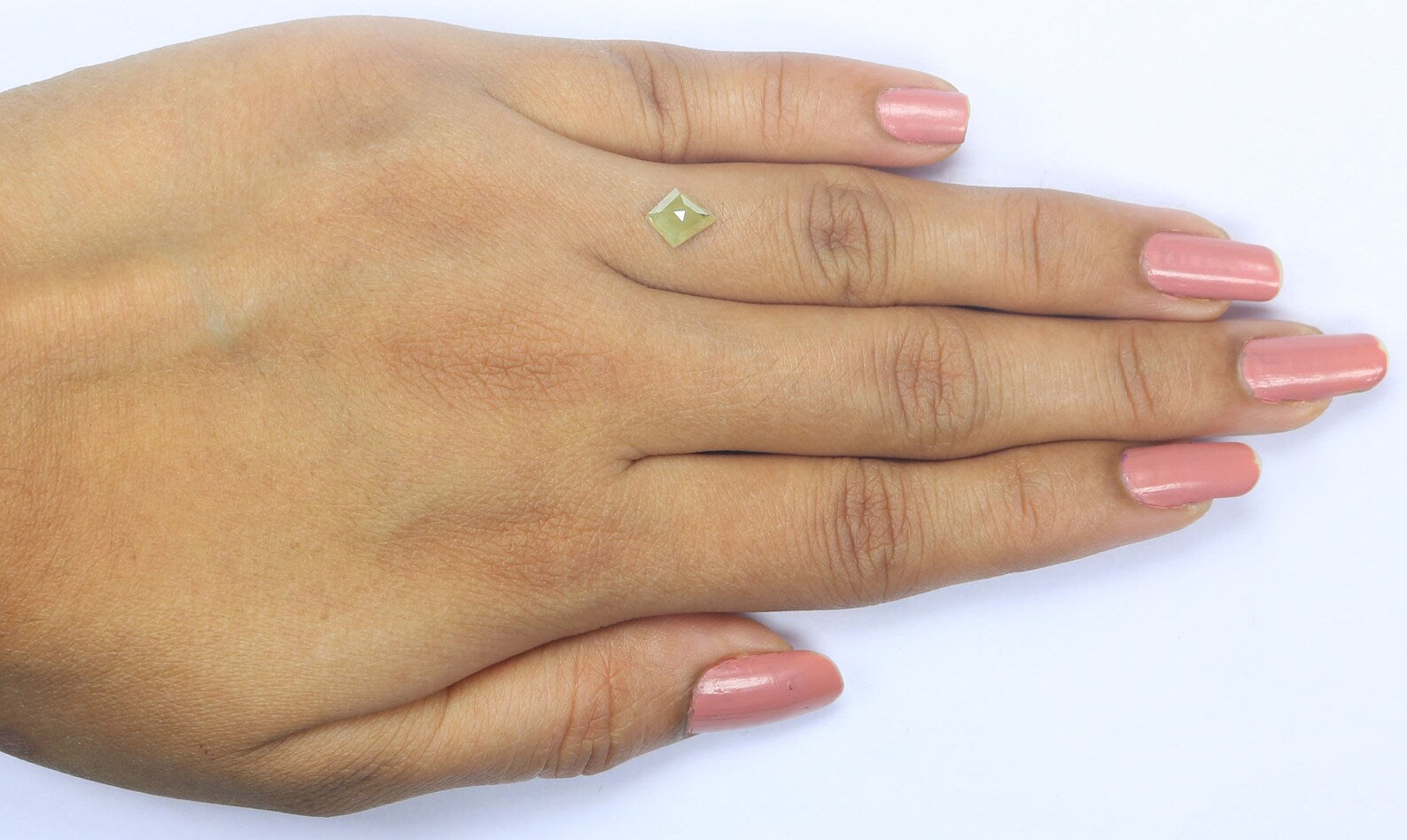 0.66 CT Natural Loose Kite Shape Diamond Yellow Color Kite Cut Diamond 7.40 MM Natural Loose Diamond Kite Shape Rose Cut Diamond NQ8932