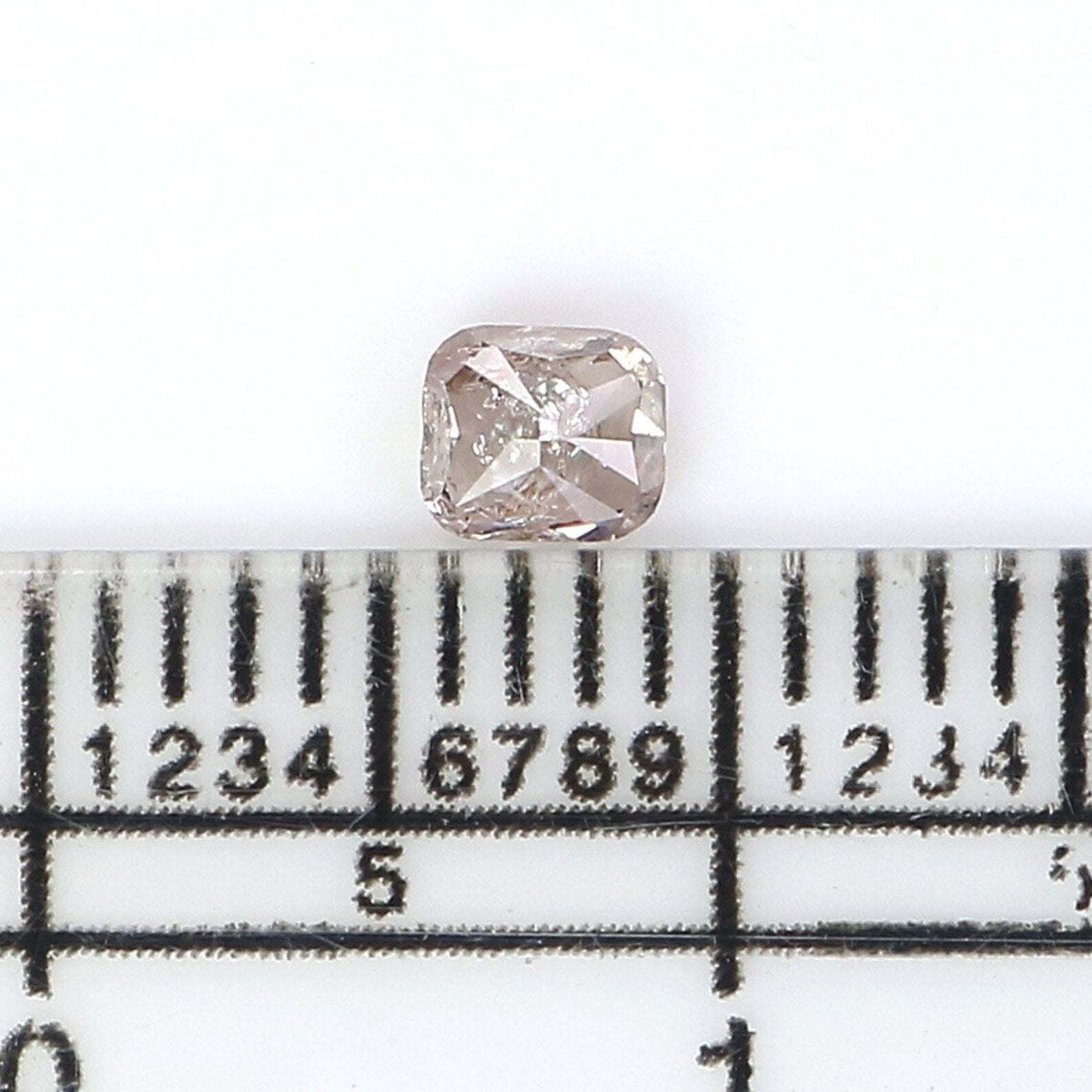 0.25 Ct Natural Loose Cushion Shape Diamond Brown Color Cushion Cut Diamond 3.60 MM Natural Diamond Cushion Brilliant Cut Diamond NQ7336