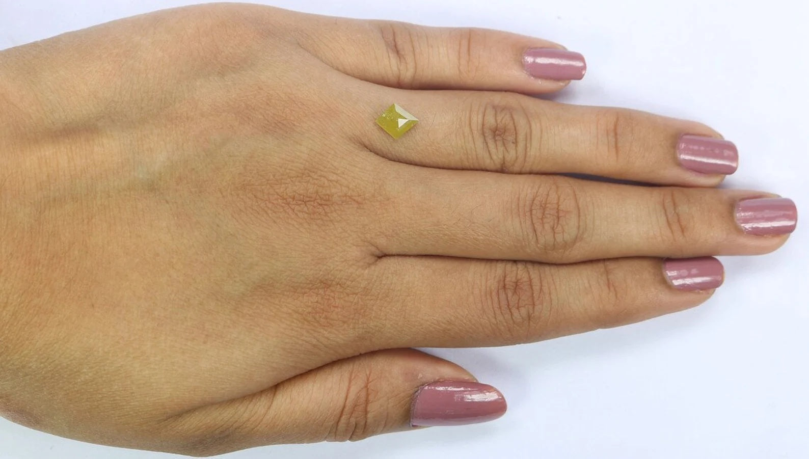 0.85 CT Natural Loose Kite Shape Diamond Yellow Color Kite Cut Diamond 7.95 MM Natural Loose Diamond Kite Shape Rose Cut Diamond NQ2216