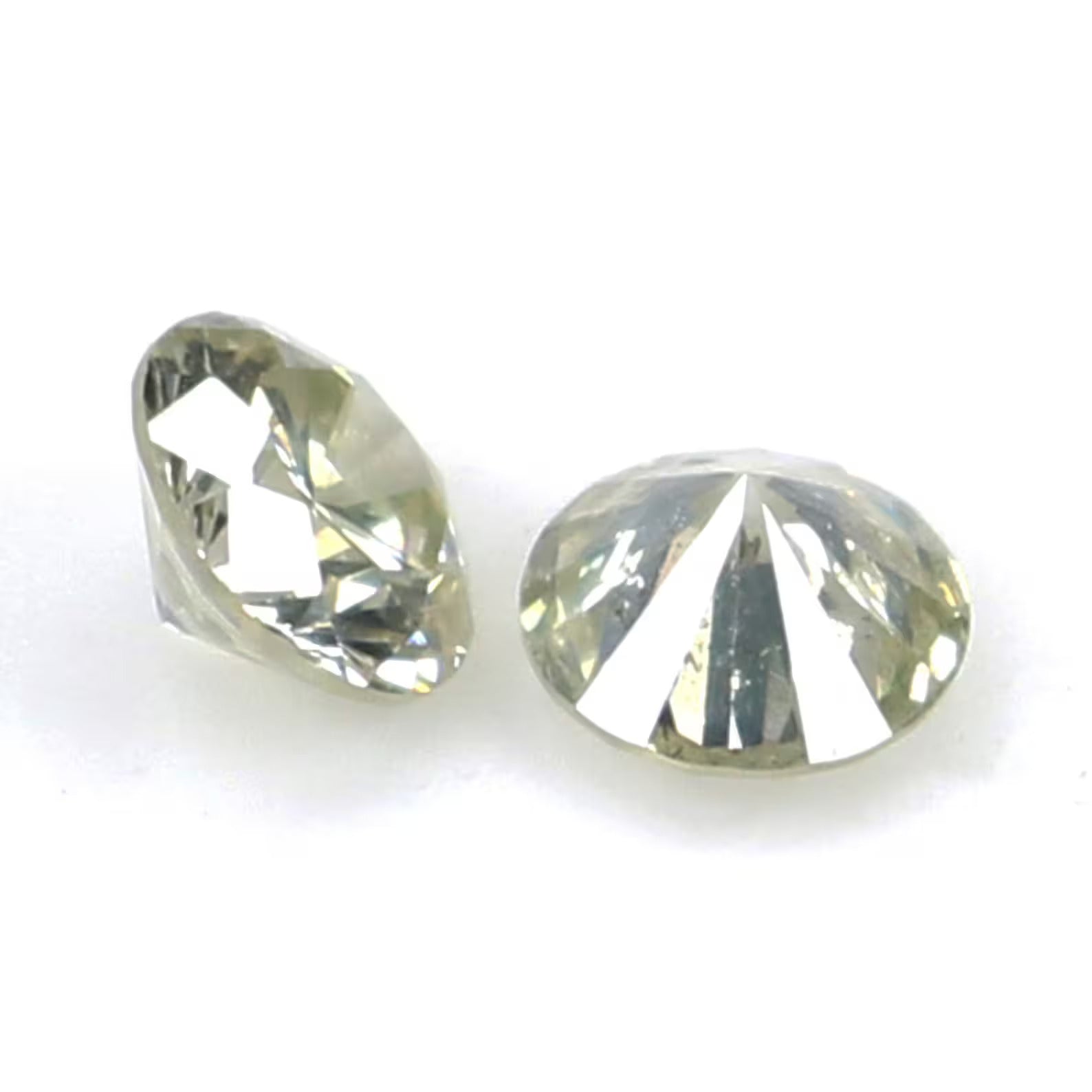 0.34 CT Natural Loose Round Brilliant Cut Pair Diamond White - I Color Round Diamond 3.50 MM Natural Loose White Round Pair Diamond KDN1863