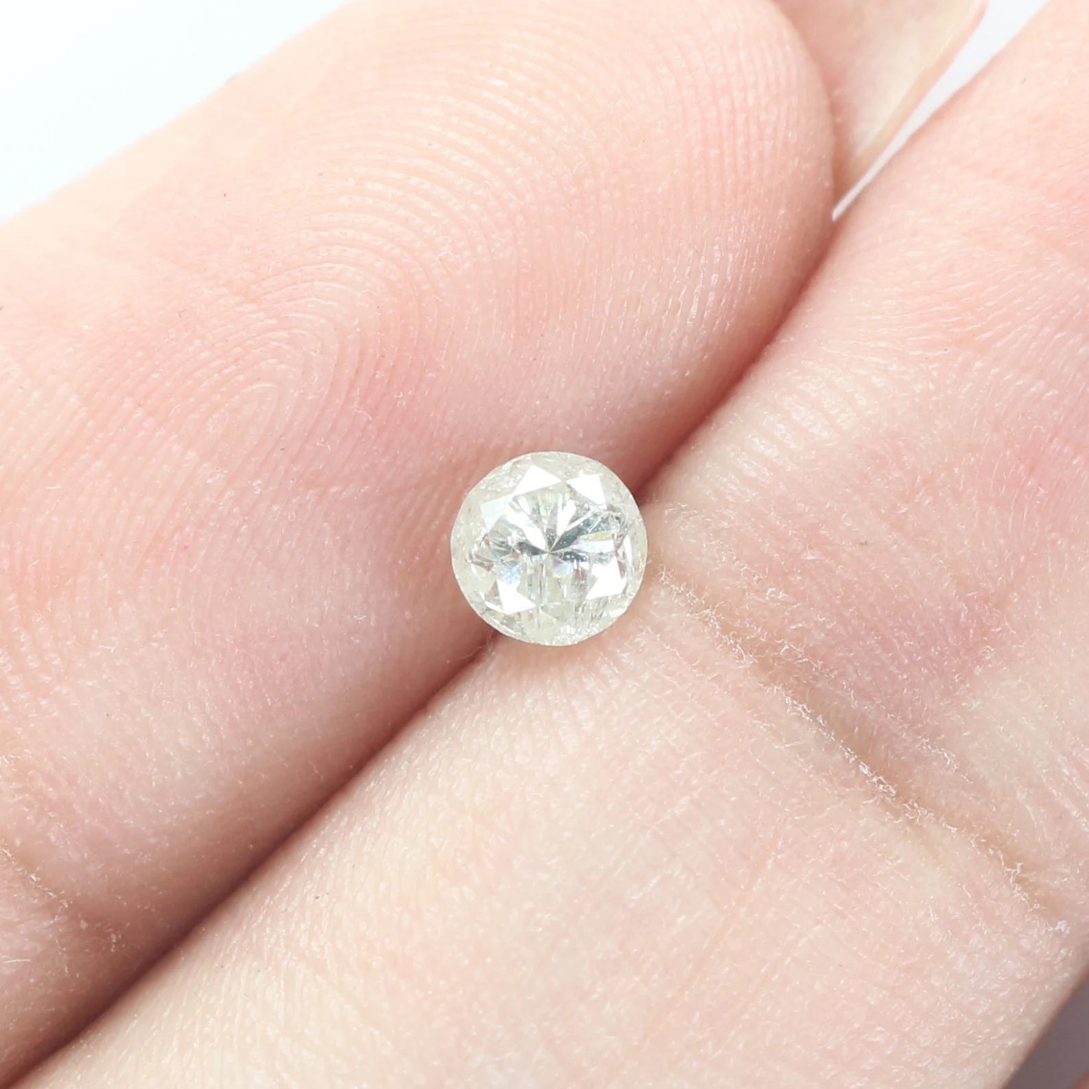 0.31 Ct Natural Loose Round Brilliant Diamond Gray Color Round Shape Diamond 3.95 MM Natural Loose Diamond Round Brilliant Cut Diamond N310