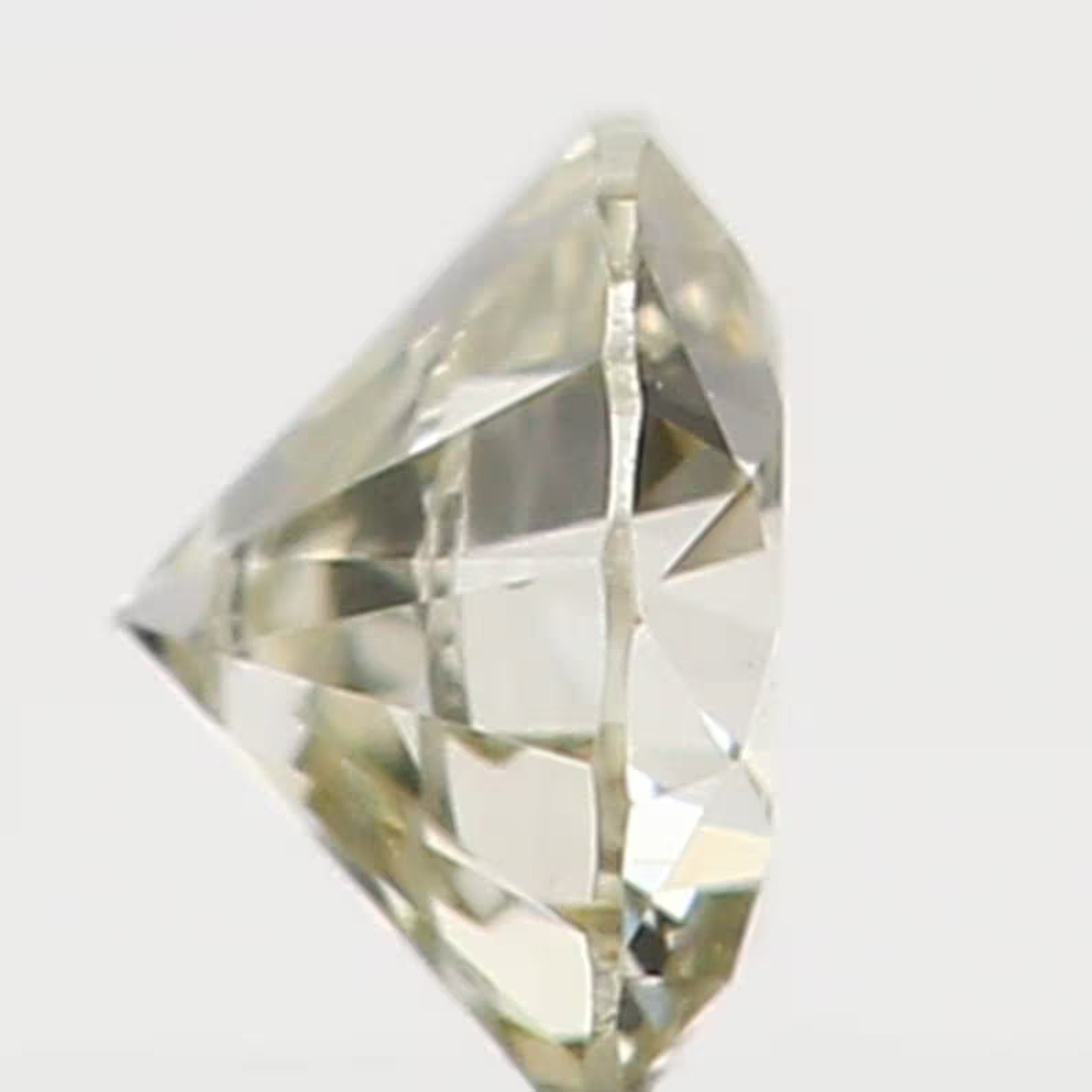 0.06 Ct Natural Loose Diamond, Light Yellow Diamond, Round Diamond, Round Brilliant Cut Diamond, Sparkling Diamond, Rustic Diamond N6504