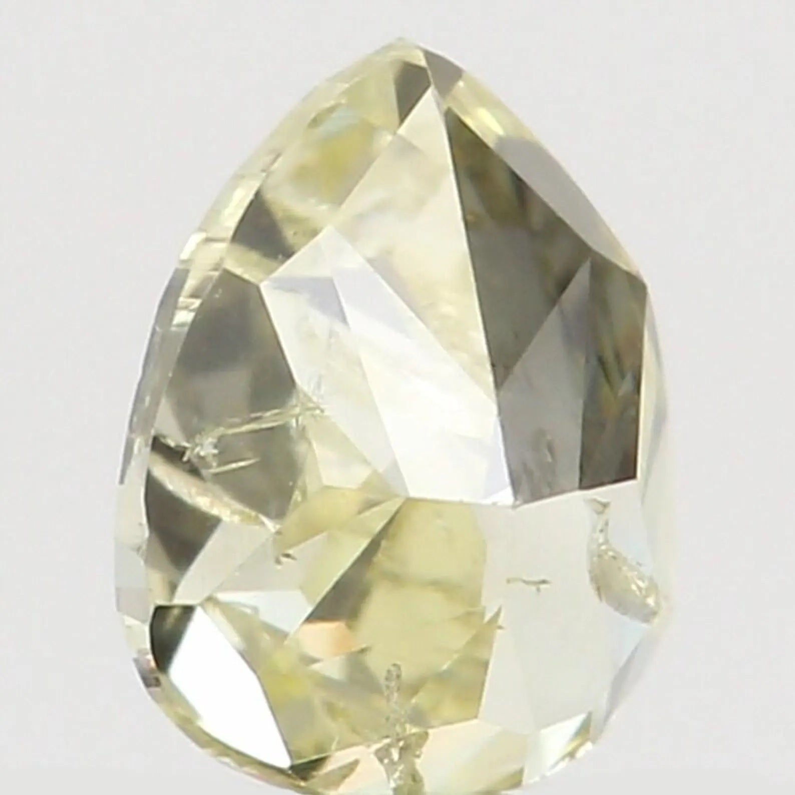 0.20 CT Natural Loose Pear Shape Diamond Yellow Color Pear Cut Diamond 3.90 MM Natural Loose Yellow Color Pear Brilliant Cut Diamond QN8065