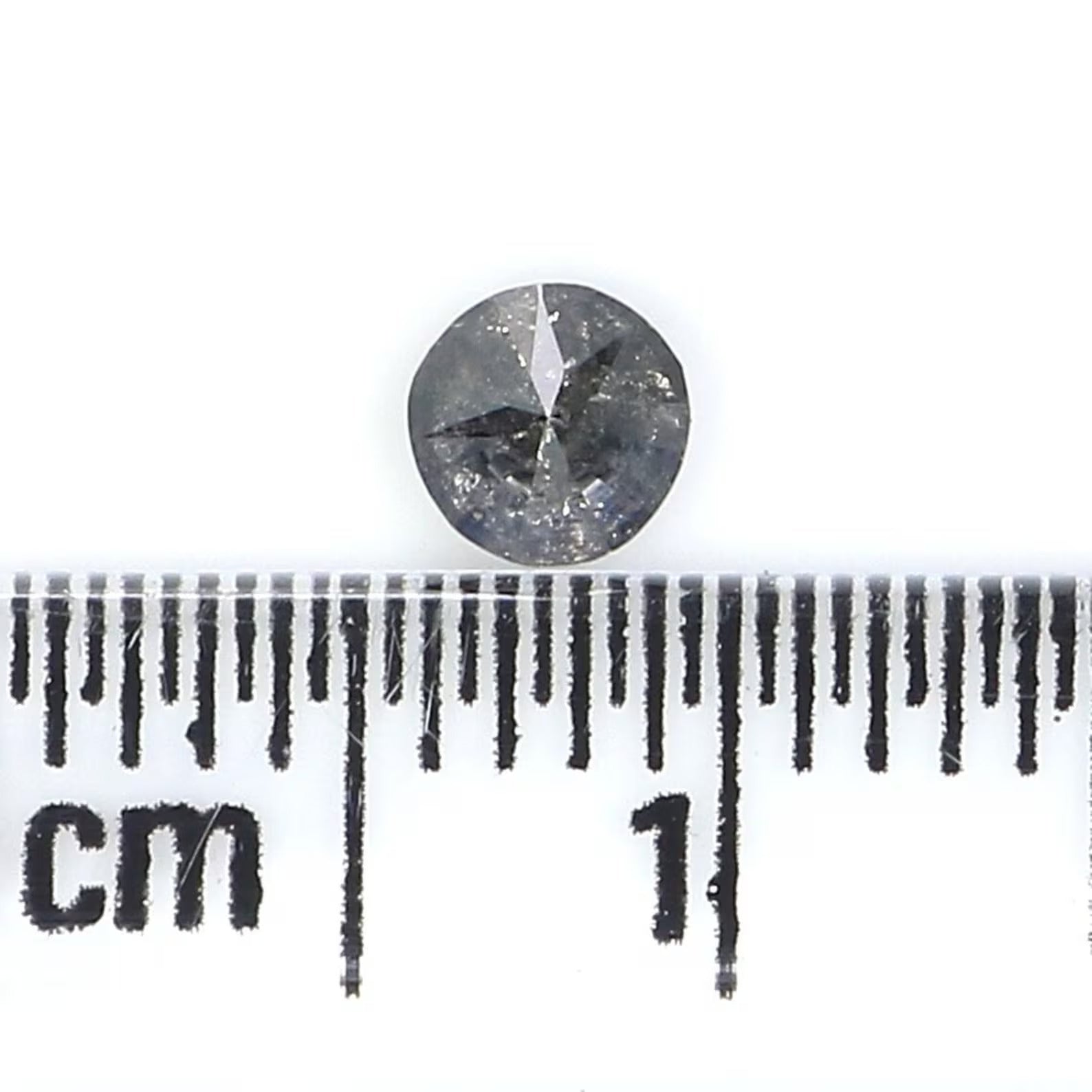 0.25 CT Natural Loose Round Brilliant Cut Diamond Salt And Pepper Diamond 3.80 MM Natural Loose Diamond Black Grey Round Cut Diamond NQ9515