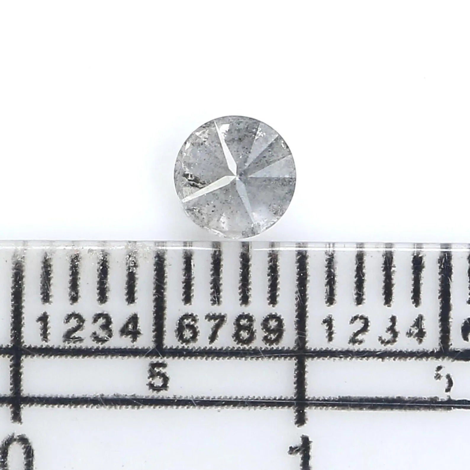 0.36 CT Natural Loose Round Shape Diamond Salt And Pepper Round Cut Diamond 4.30 MM Natural Loose Diamond Round Brilliant Cut Diamond NQ7044