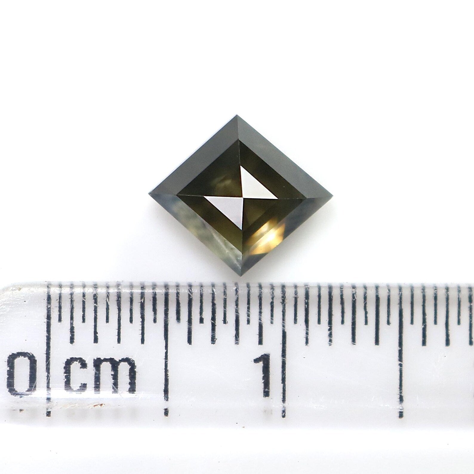 1.04 CT Natural Loose Kite Shape Diamond Salt And Pepper Kite Cut Diamond 7.90 MM Natural Loose Diamond Black Grey Kite Shape Diamond QN9594