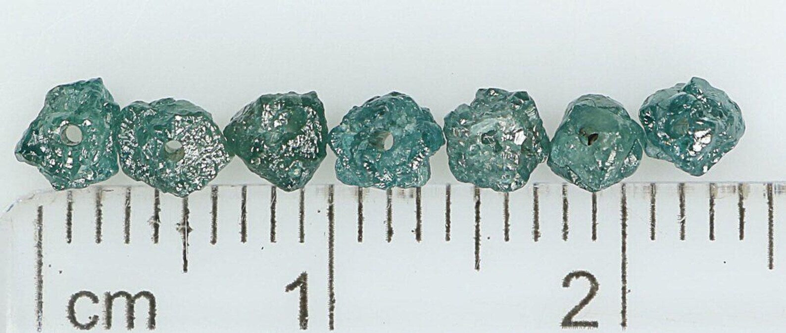 1.82 CT Natural Loose Rough Shape Diamond Blue Color Drilling Bead Cut Diamond 3.00 MM Natural Blue Color Rough Irregular Cut Diamond NQ7616