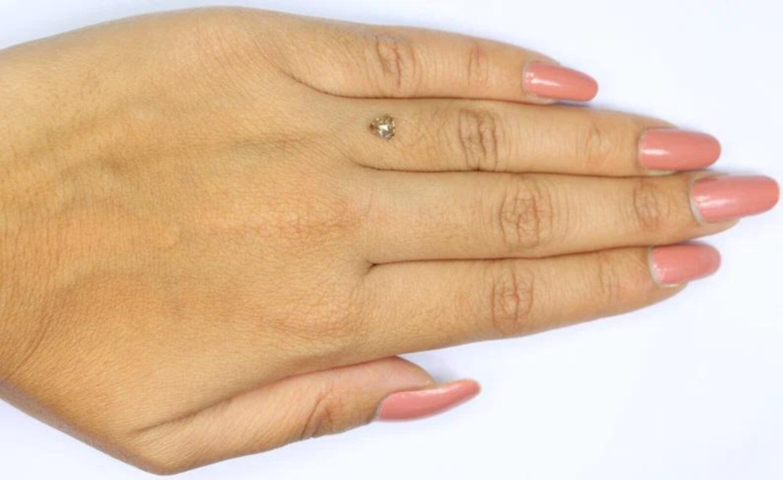 0.46 CT Natural Loose Antique Shape Diamond Brown Color Antique Diamond 4.65 MM Natural Loose Brown Color Antique Rose Cut Diamond NQ7011