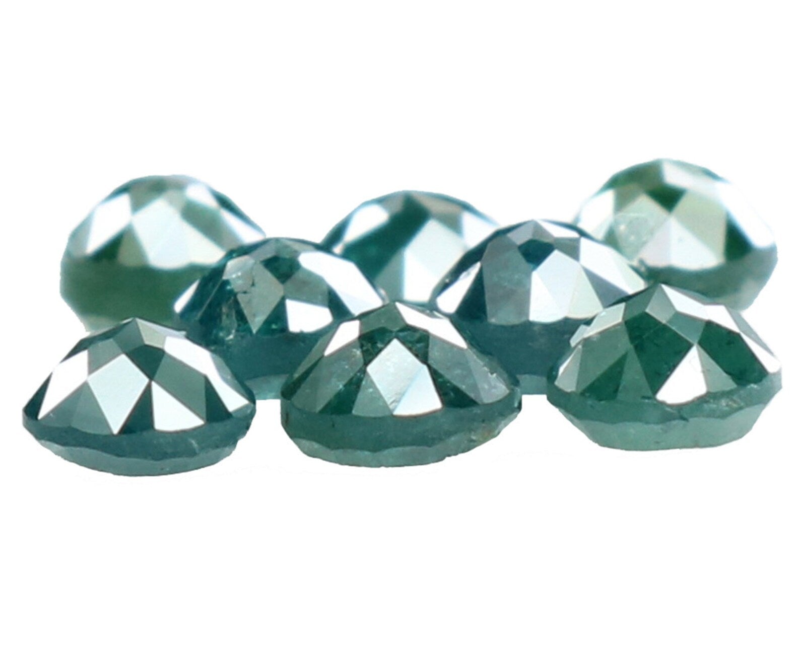 1.45 Ct Natural Loose Round Rose Cut Diamond Blue Color Round Shape Diamond 3.10 MM Natural Loose Blue Color Round Rose Cut Diamond N7006