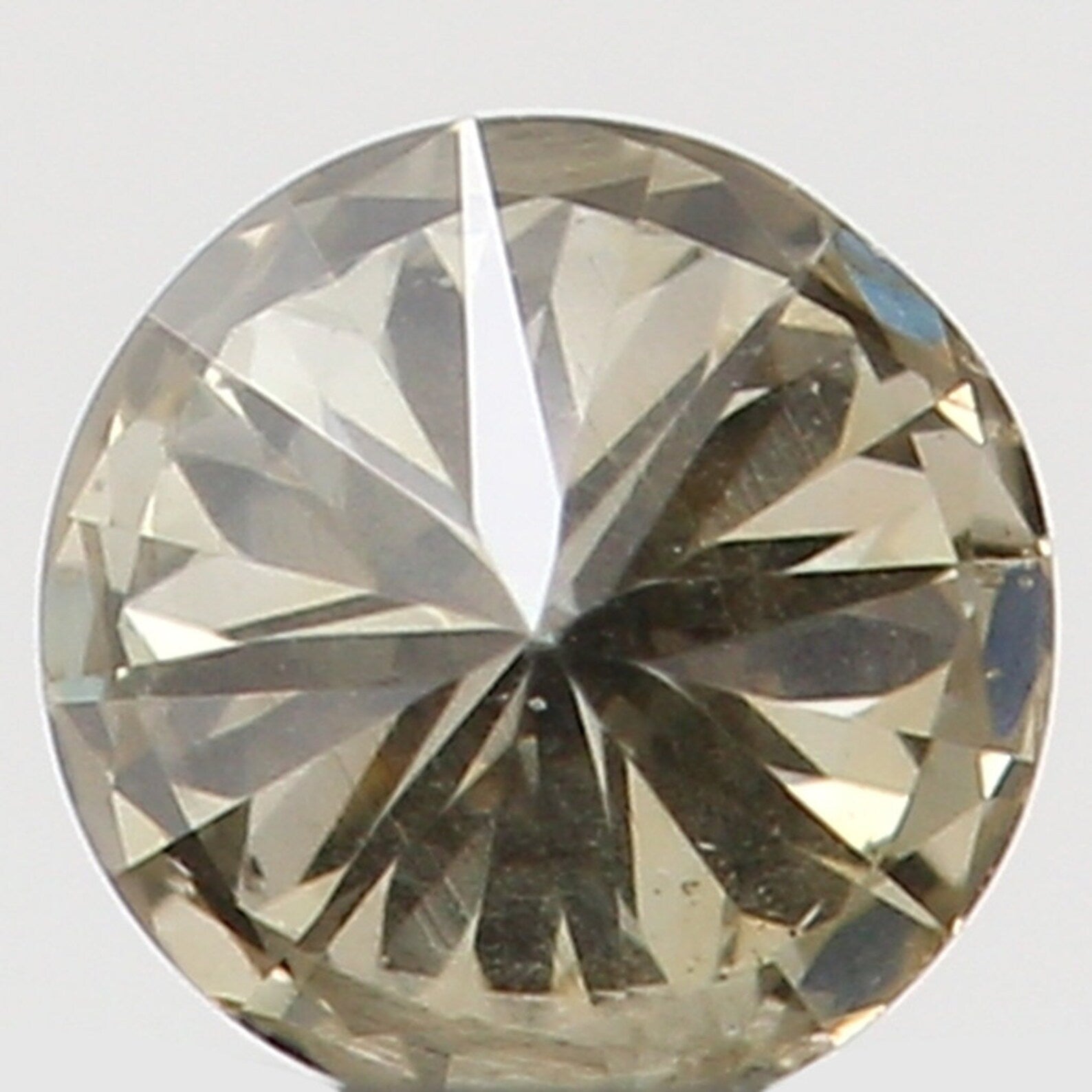 0.075 Ct Natural Loose Diamond Round Brown Color SI2 Clarity 2.70 MM N7507