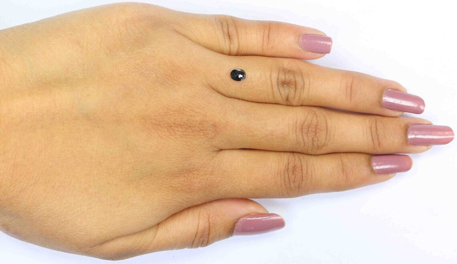 0.33 CT Natural Loose Oval Cut Diamond Salt And Pepper Diamond 4.90 MM Natural Loose Diamond Black Grey Color Oval Rose Cut Diamond NQ2149