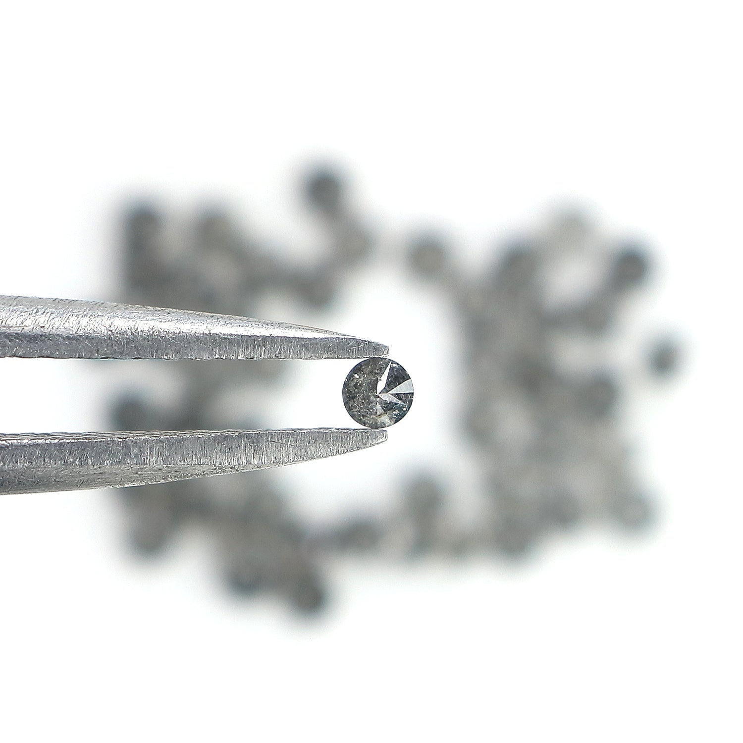 1.31 CT Natural Loose Round Shape Diamond Salt And Pepper Round Cut Diamond 1.60 MM Natural Loose Diamond Round Brilliant Cut Diamond LQ088