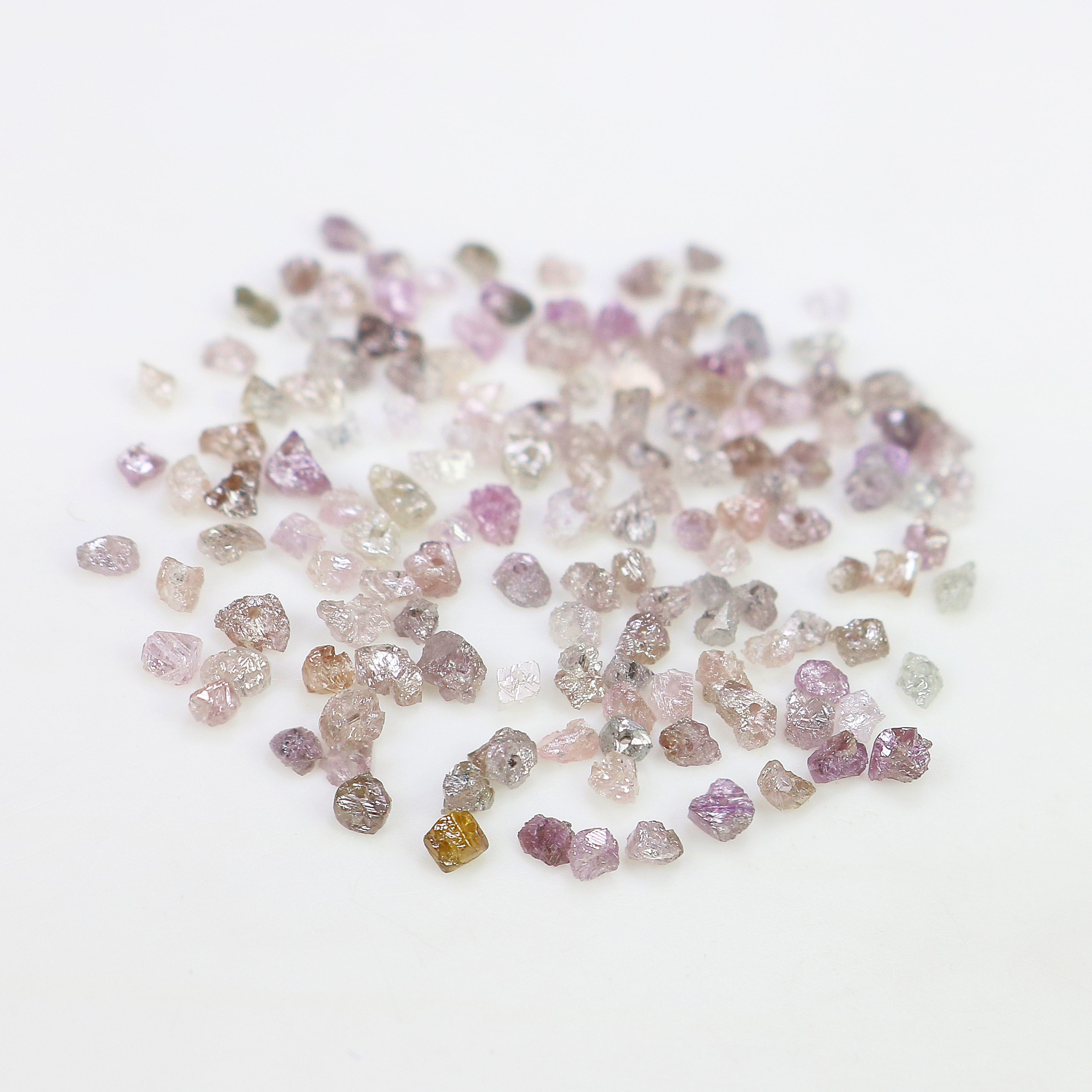 Natural Loose Rough Cut Diamond Pink Color Rough Bead Cut Diamond 2.00 To 100.00 Ct Lot Uncut Drilled Bead Rough Irregular Cut Diamond Q87