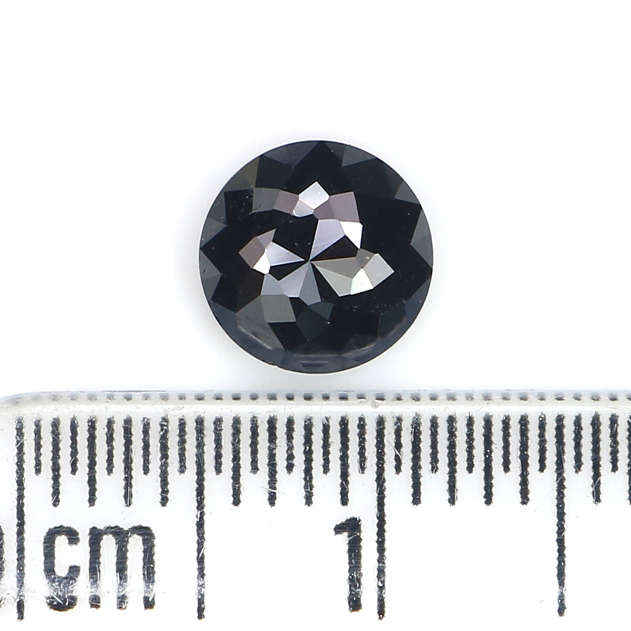 1.07 CT Natural Loose Round Rose Cut Diamond Black Color Round Cut Diamond 6.50 MM Natural Loose Diamond Round Rose Cut Shape Diamond QL3031