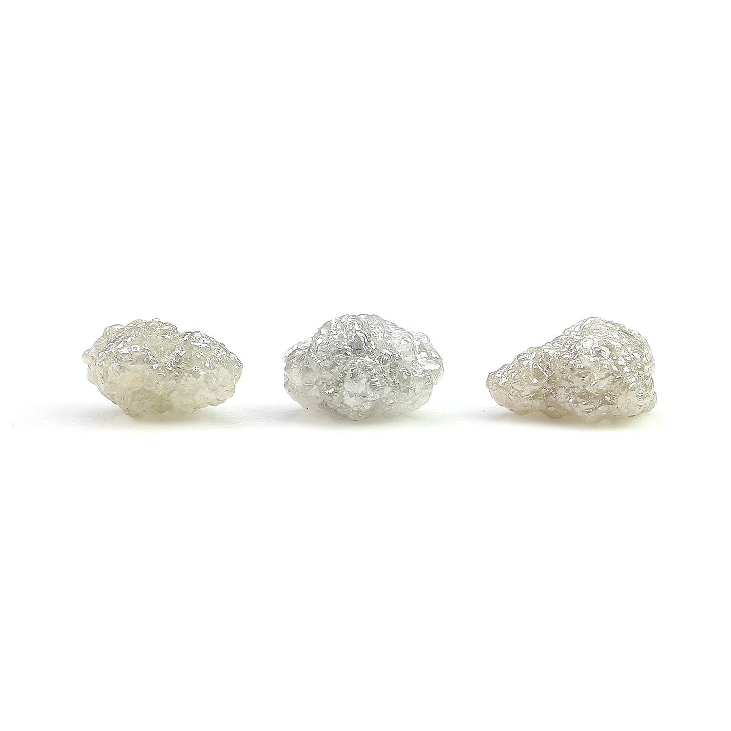 4.01 CT Natural Loose Rough Shape Diamond Grey Color Rough Uncut Diamond 7.60 MM Natural Grey Diamond Rough Irregular Cut Diamond LQ3362