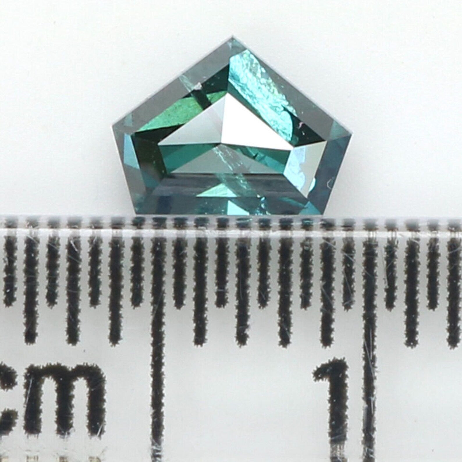 0.48 CT Natural Loose Shield Shape Diamond Blue Color Shield Shape Diamond 4.30 MM Natural Loose Diamond Shield Rose Cut Diamond NQ1386