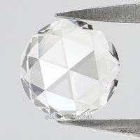 5.00 mm, 5.50 mm, 6.00 mm, Round Rose Cut Lab Grown CVD Diamond Lab Created Loose Diamond for Engagement Ring Q113