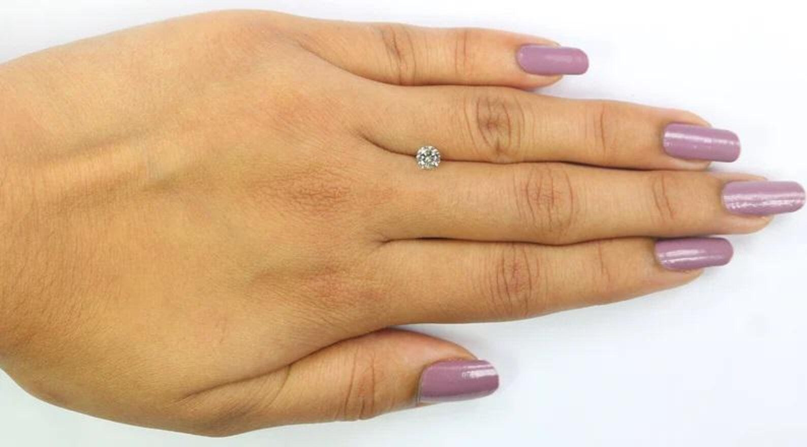 0.34 CT Natural Loose Round Shape Diamond Brown Color Round Cut Diamond 4.50 MM Natural Loose Brown Color Round Brilliant Cut Diamond NQ7354