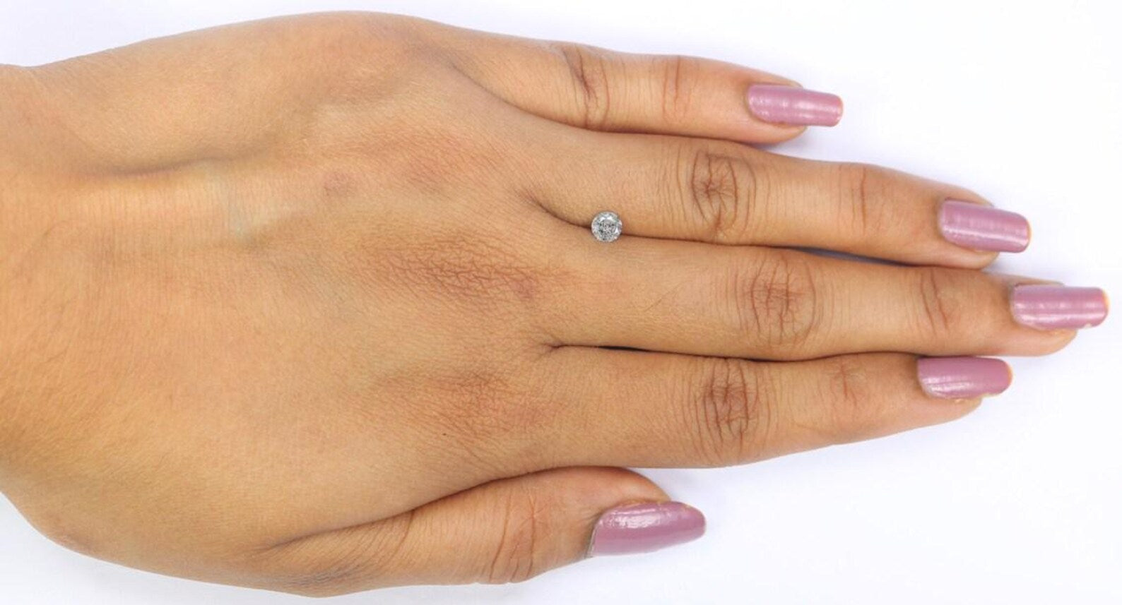 0.27 CT Natural Loose Round Shape Diamond Salt And Pepper Round Diamond 4.20 MM Natural Black Grey Color Round Brilliant Cut Diamond NQ2334