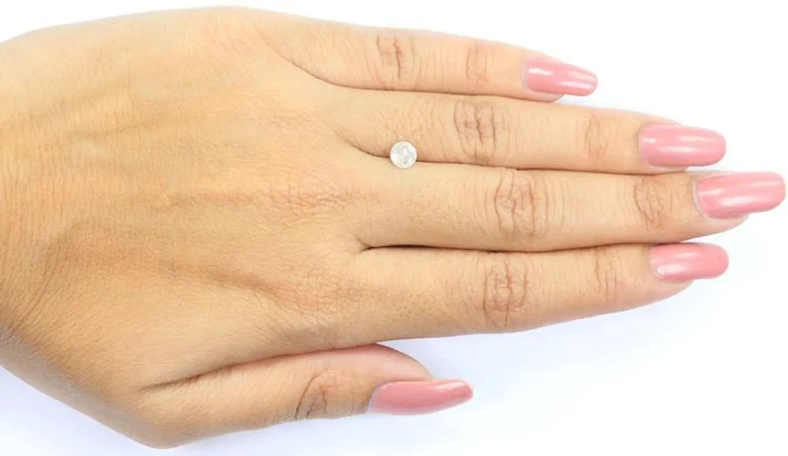 0.52 CT Natural Loose Round Shape Diamond White Milky Color Round Diamond 5.00 MM Natural Loose Diamond Round Brilliant Cut Diamond NQB7370