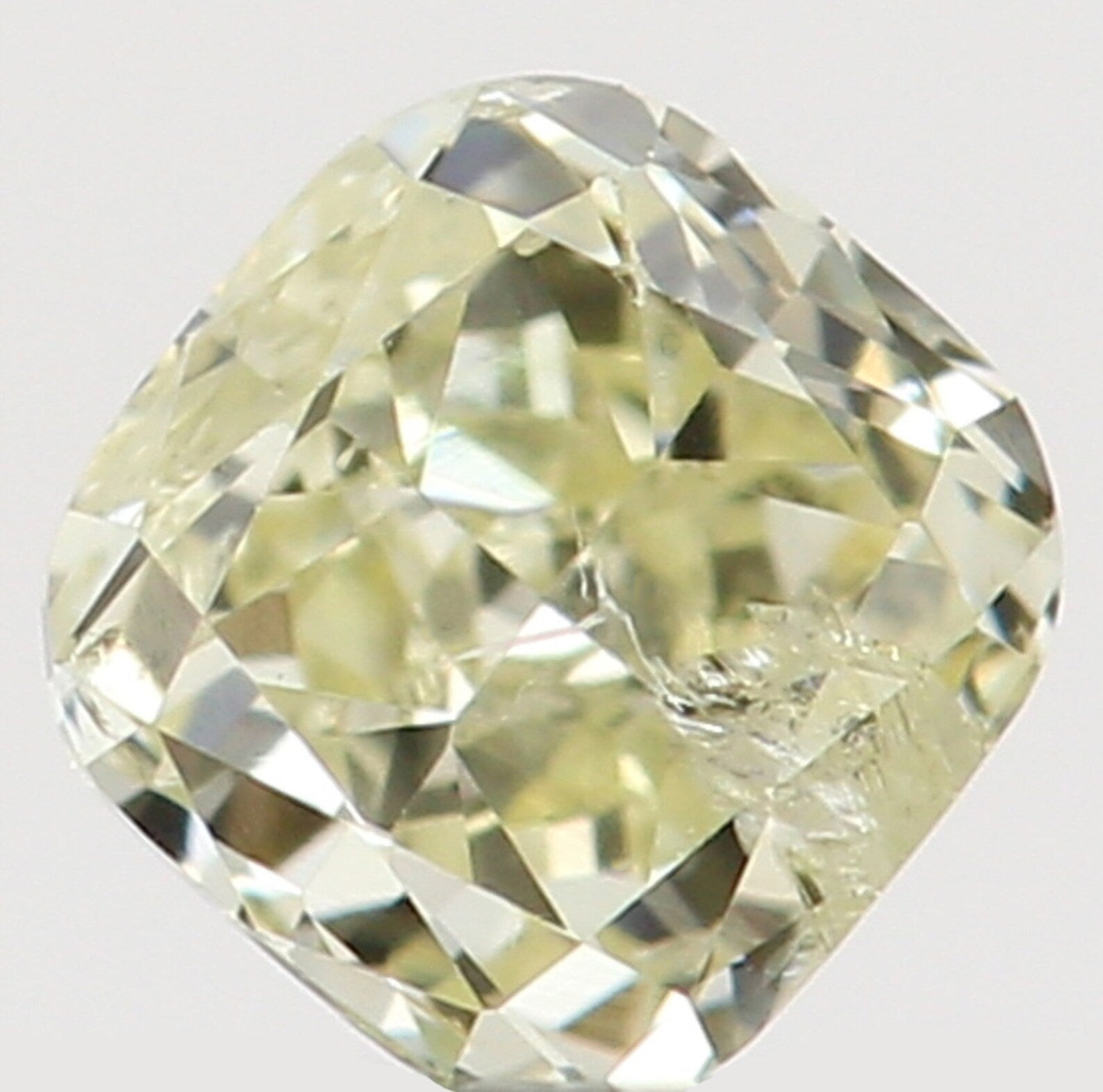 0.13 Ct Natural Loose Cushion Shape Diamond Yellow Color Cushion Diamond 2.80 MM Natural Loose Diamond Cushion Brilliant Cut Diamond N8063