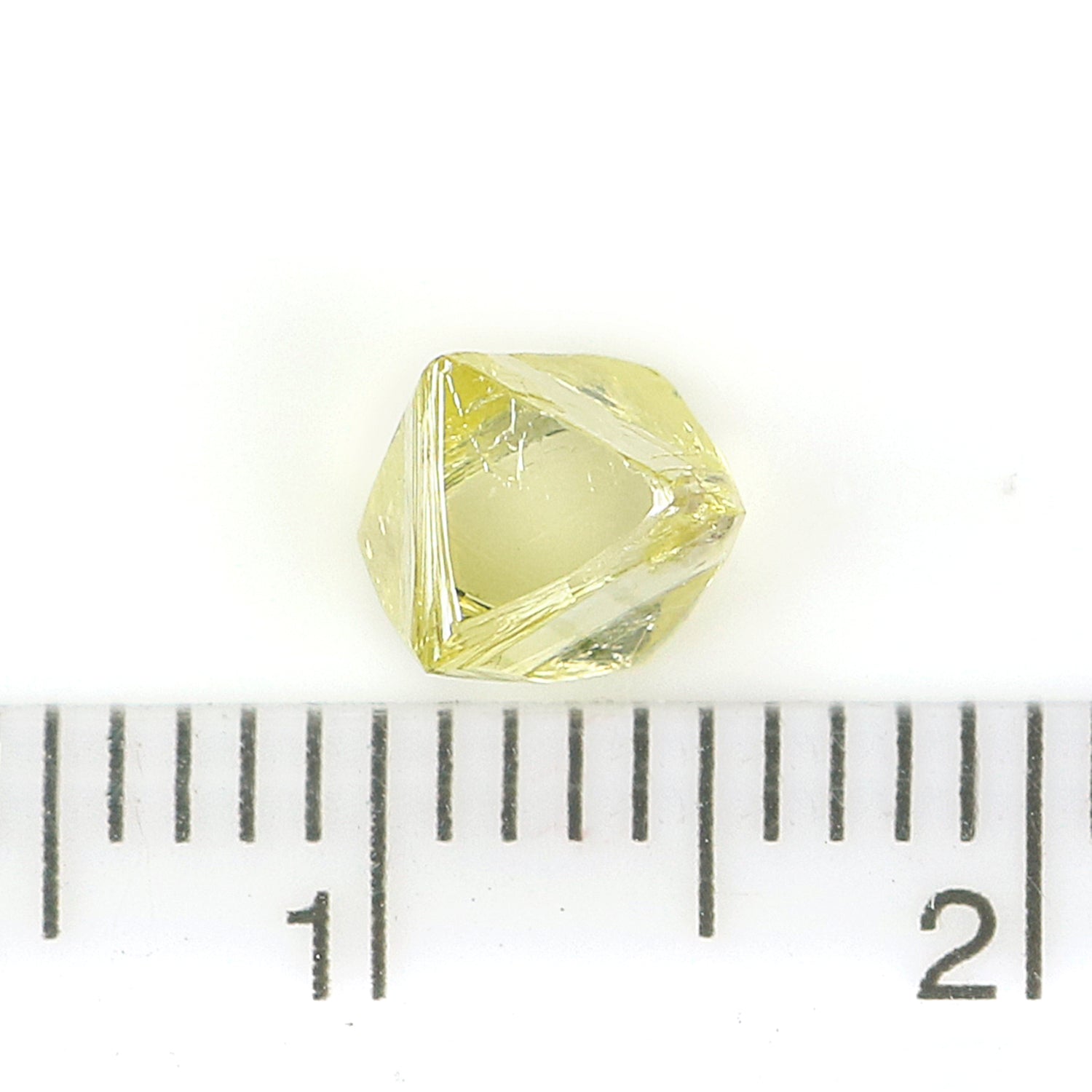 1.30 CT Natural Loose Rough Shape Diamond Yellow Color Rough Cut Diamond 6.95 MM Natural Yellow Diamond Rough Irregular Cut Diamond L3563