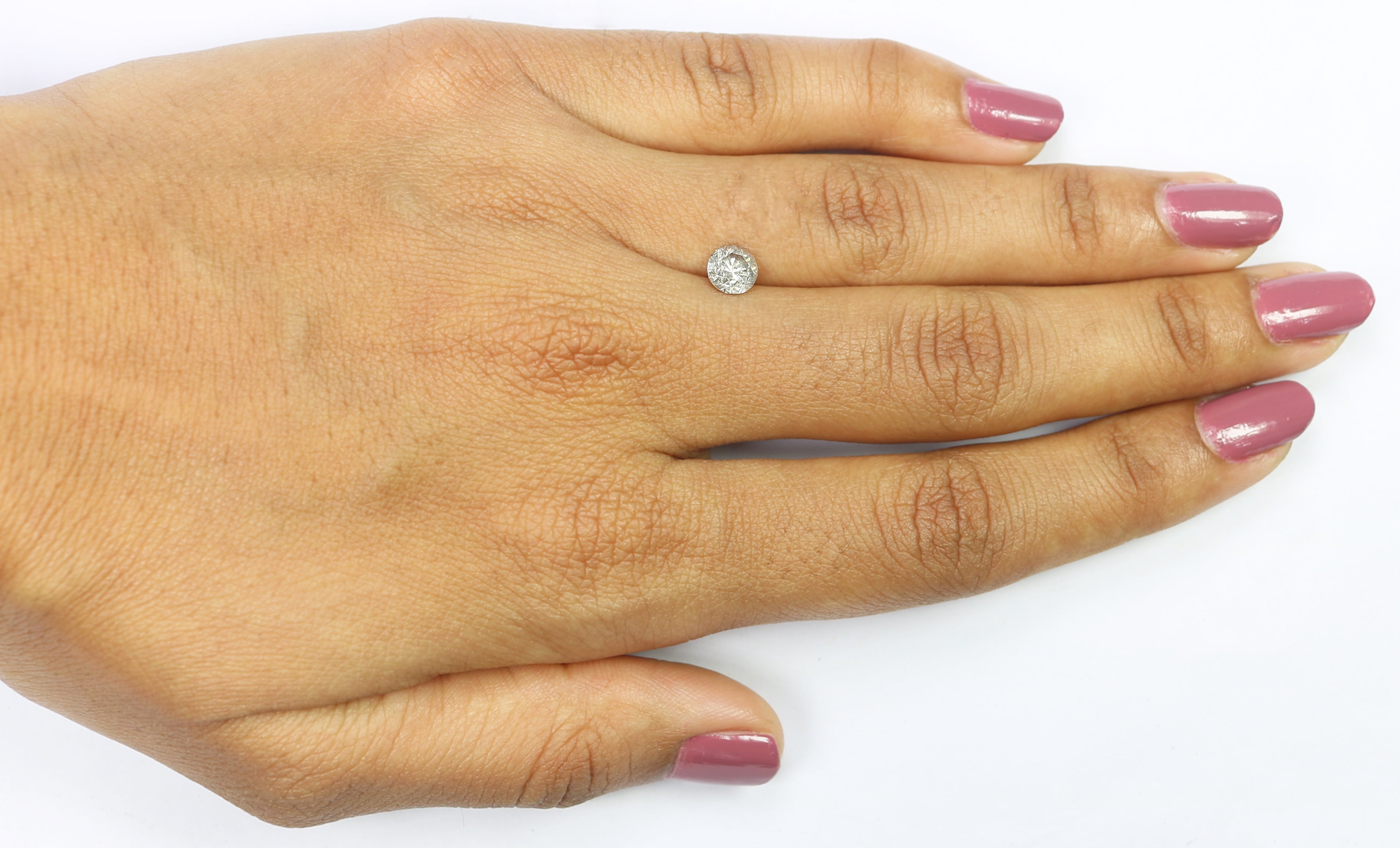 0.76 CT Natural Loose Round Shape Diamond White H-I Color Round Diamond 5.60 MM Natural Loose White Color Round Brilliant Cut Diamond LQ4458