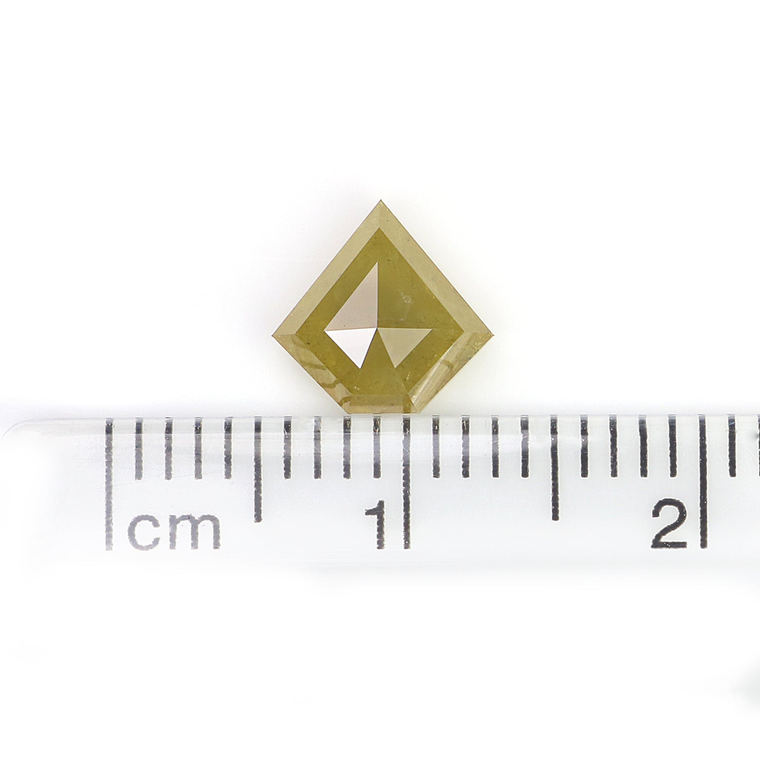 1.19 CT Natural Loose Shield Shape Diamond Yellow Color Shield Cut Diamond 7.30 MM Natural Loose Diamond Shield Rose Cut Diamond LQ9638