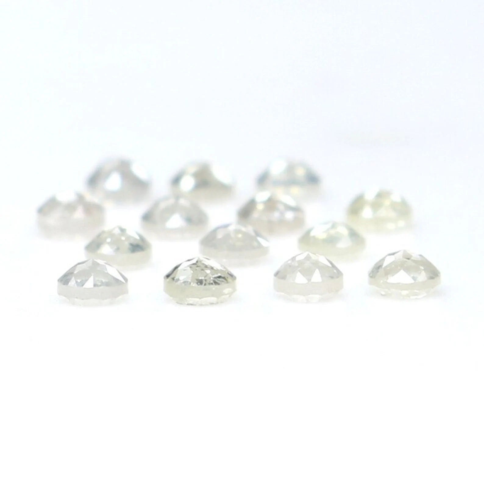 0.95 CT Natural Loose Round Shape Diamond Grey Color Round Diamond 2.25 MM Natural Loose Diamond Grey Color Round Rose Cut Diamond NQ2083