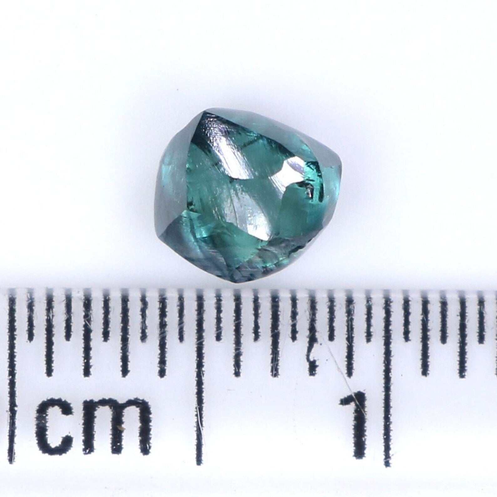 0.71 CT Natural Loose Rough Shape Diamond Blue Color Rough Cut Diamond 4.95 MM Natural Loose Diamond Blue Rough Irregular Cut Diamond NQ2022