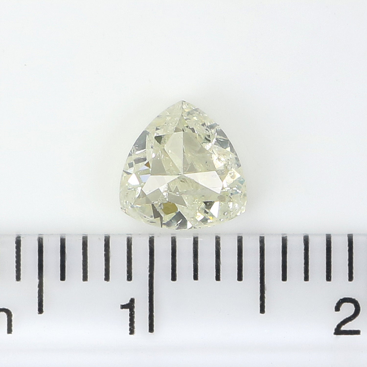 1.02 CT Natural Loose Triangle Shape Diamond Yellow Color Triangle Cut Diamond 5.85 MM Natural Yellow Color Triangle Rose Cut Diamond L3510