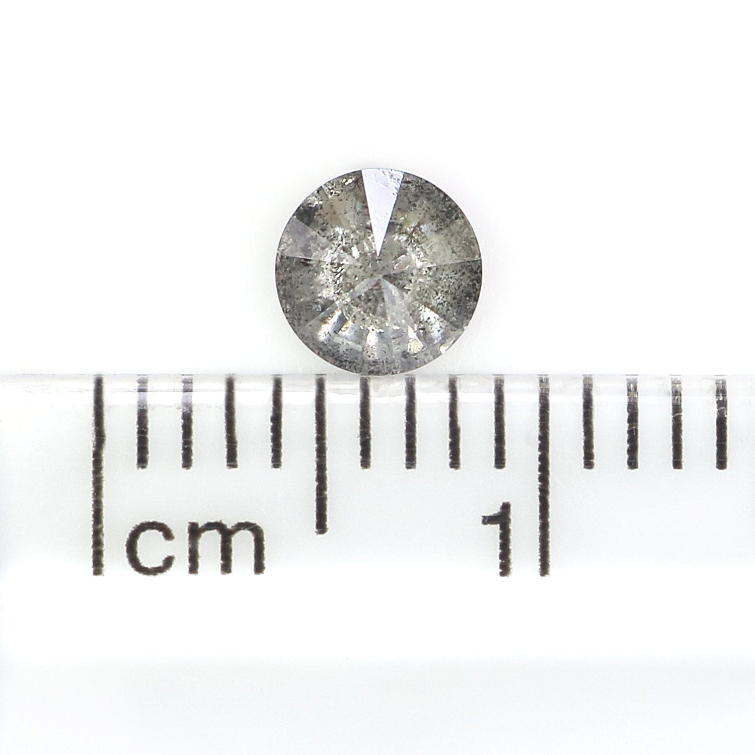 0.42 CT Natural Loose Round Shape Diamond Salt And Pepper Round Cut Diamond 4.65 MM Natural Loose Diamond Round Brilliant Cut Diamond LQ2804