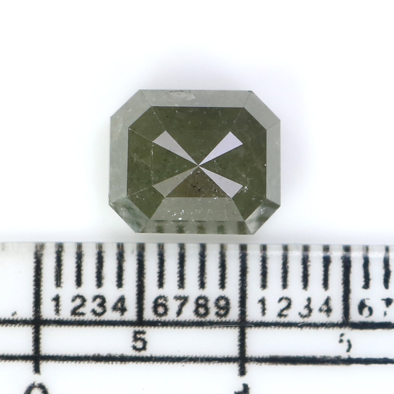 Natural Loose Emerald Diamond, Grey Color Emerald Diamond, Natural Loose Diamond, Emerald Cut Diamond, 3.20 CT Emerald Shape Diamond L2832