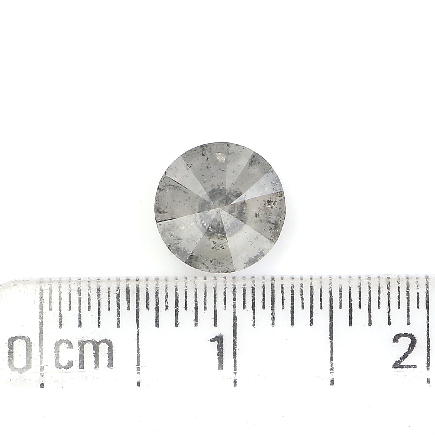 1.40 CT Natural Loose Round Shape Diamond Grey Color Round Cut Diamond 6.80 MM Natural Loose Grey Diamond Round Brilliant Cut Diamond LQ240