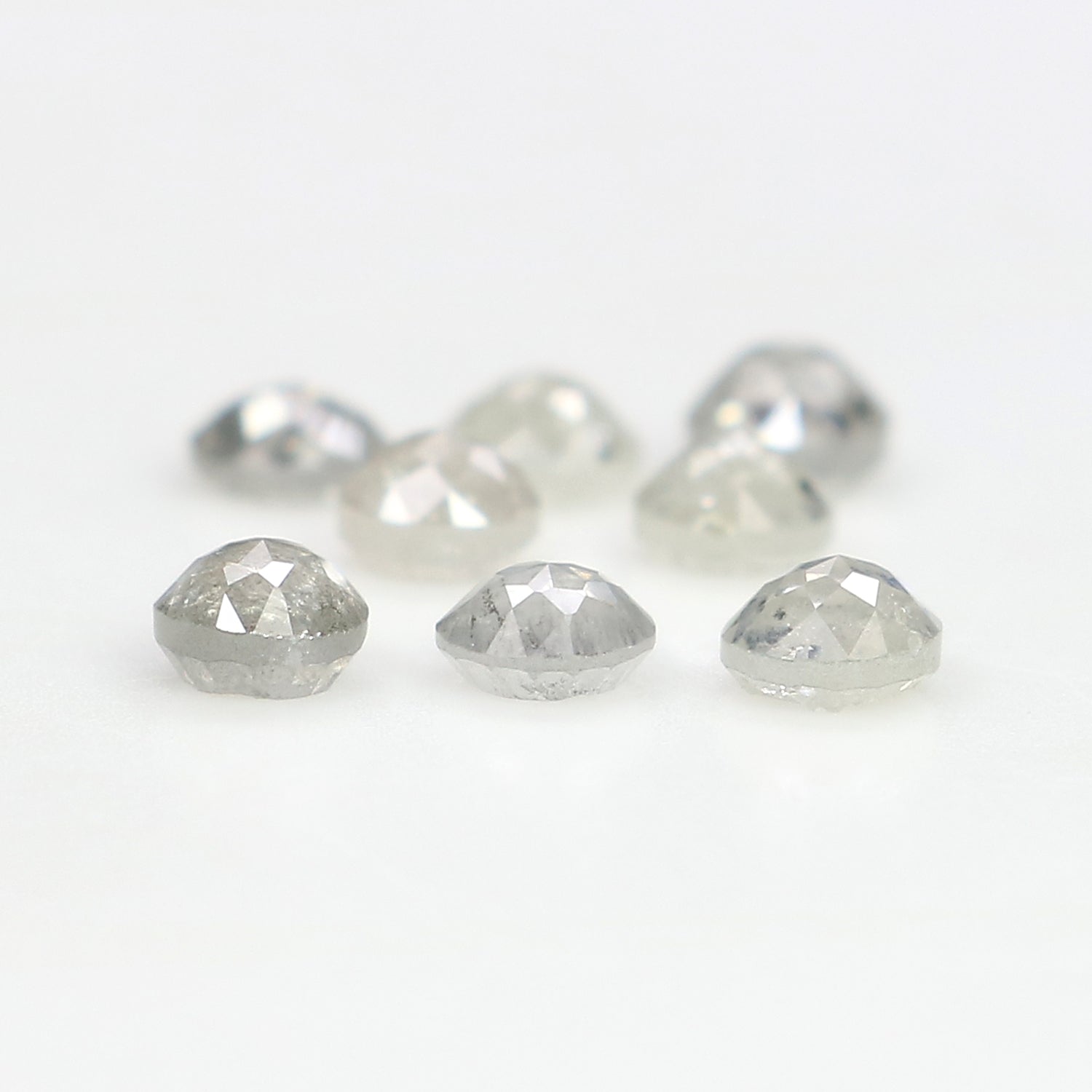 1.03 CT Natural Loose Round Rose Cut Diamond Grey Color Round Shape Diamond 2.80 MM Natural Loose Grey Color Round Rose Cut Diamond LQ3191