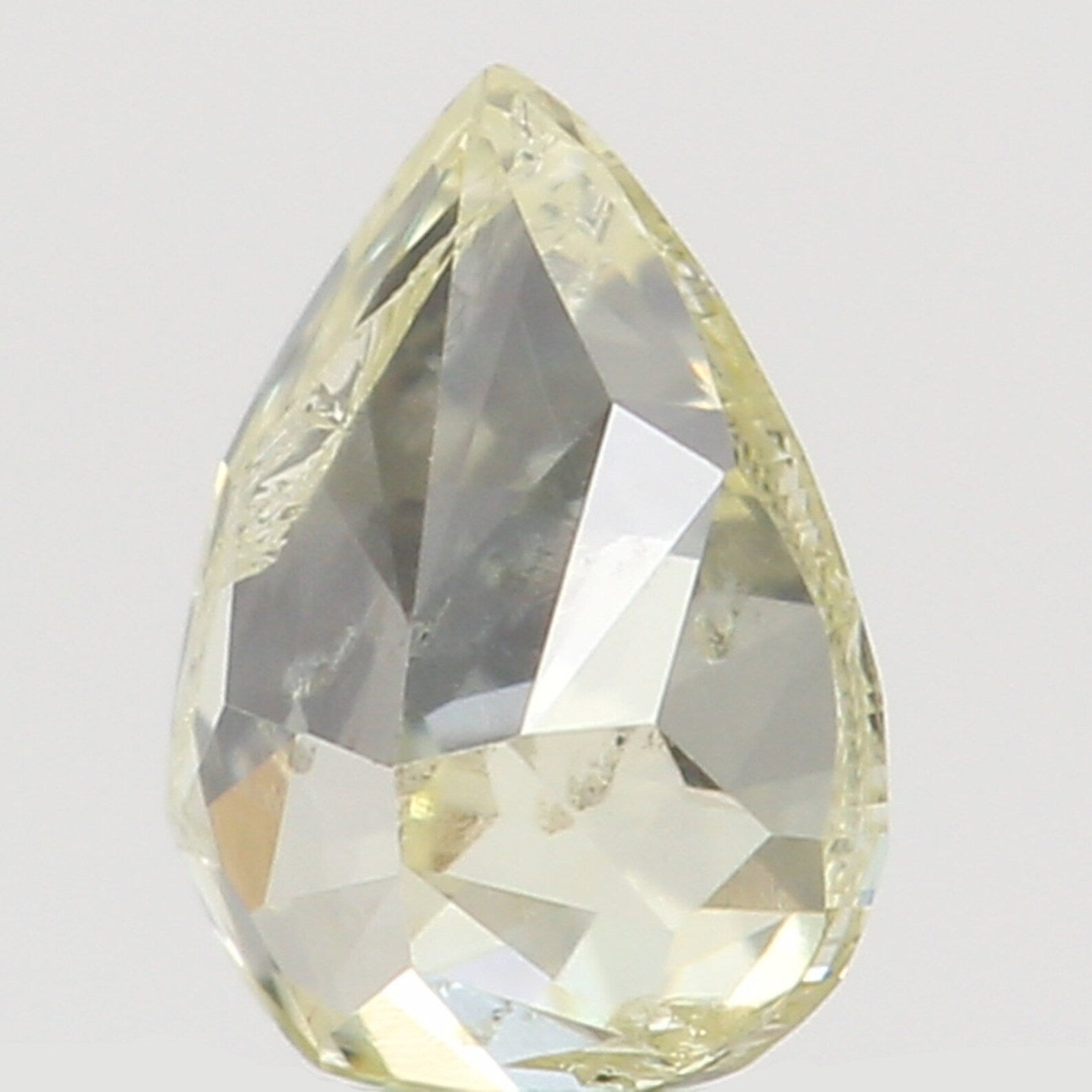 0.13 Ct Natural Loose Pear Shape Diamond Yellow Color Pear Cut Diamond 3.80 MM Natural Loose Diamond Pear Brilliant Cut Diamond N8102